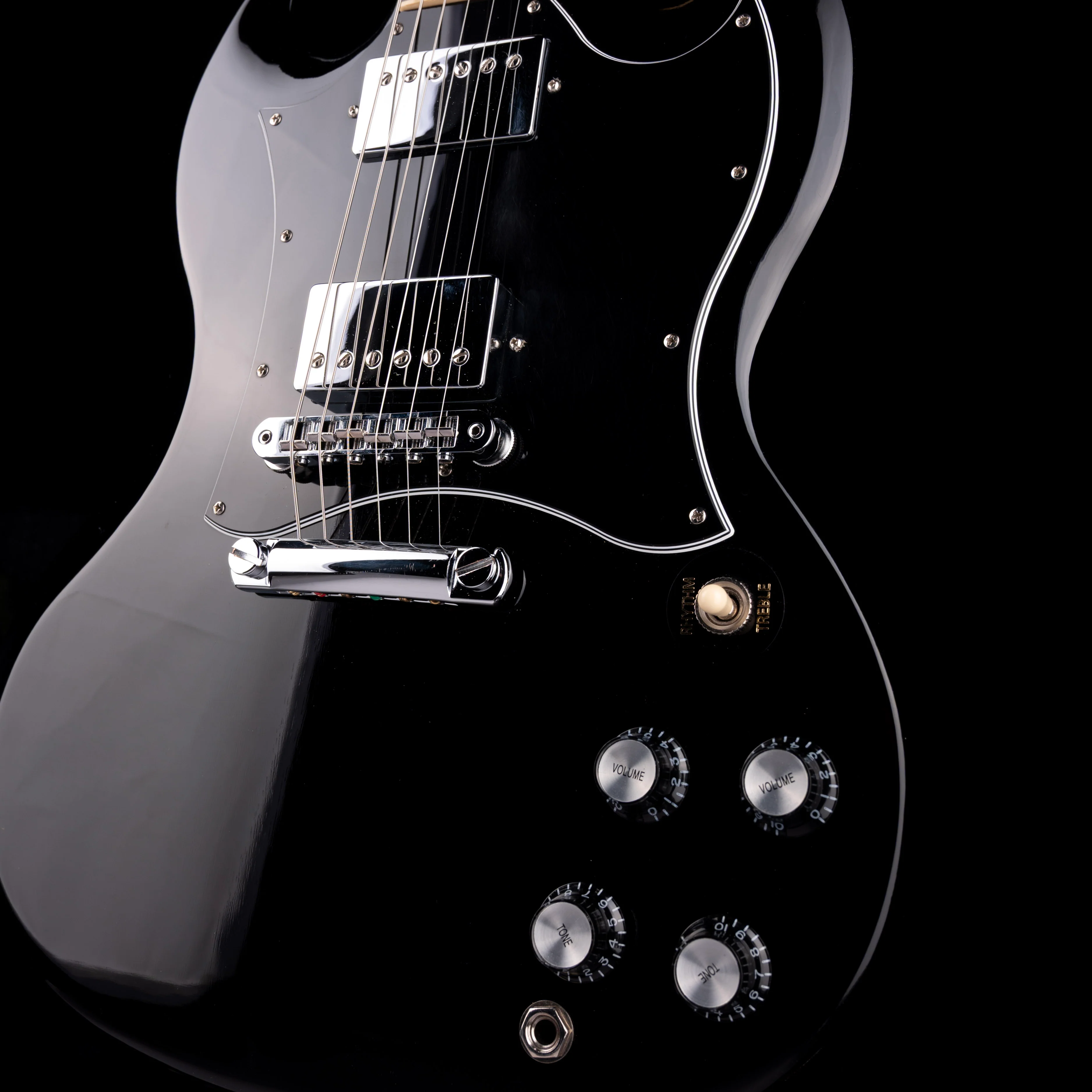Pre Owned 2022 Gibson SG Ebony Electric Guitar With OSSC - Image 5