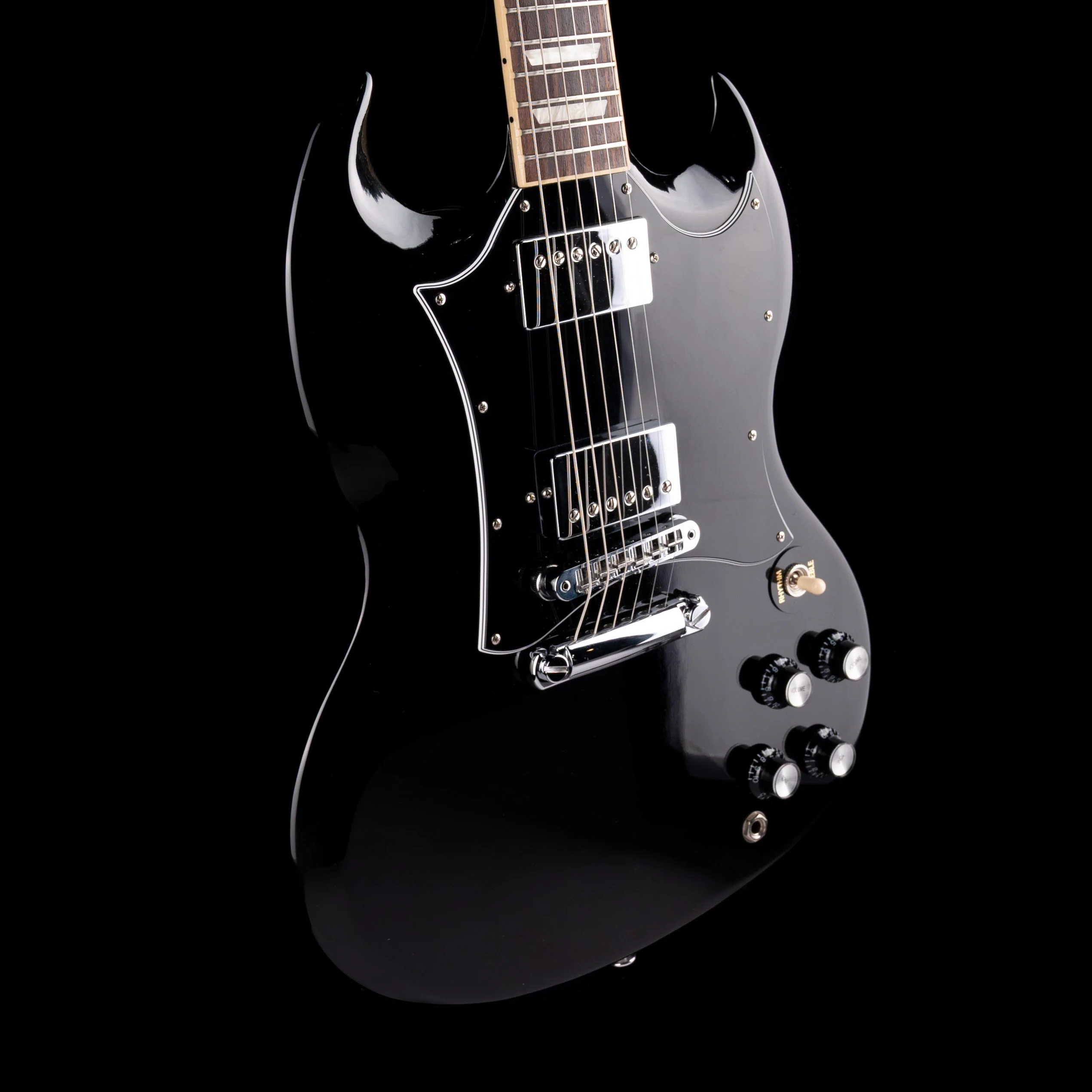 Pre Owned 2022 Gibson SG Ebony Electric Guitar With OSSC - Image 6