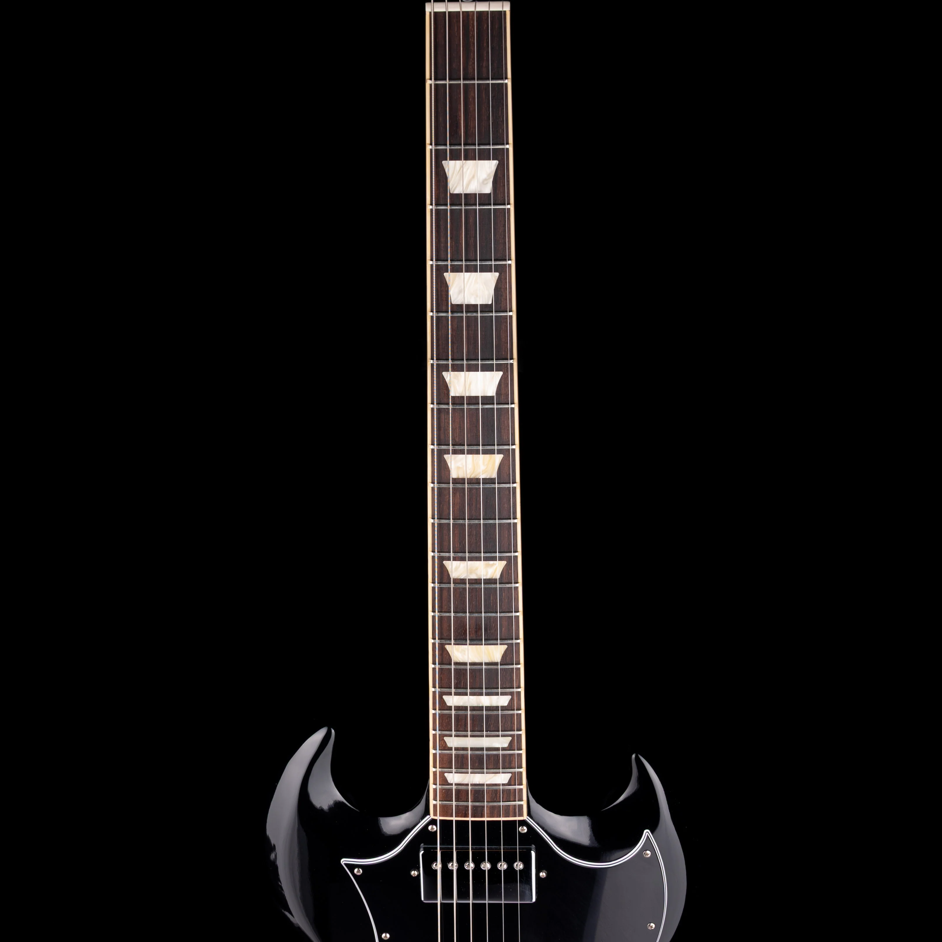 Pre Owned 2022 Gibson SG Ebony Electric Guitar With OSSC - Image 7