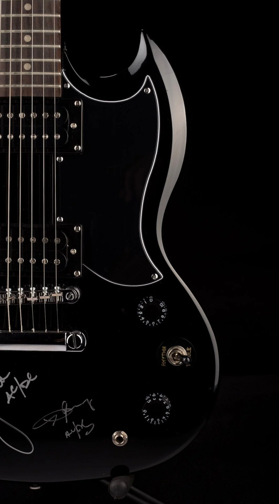 Pre Owned Epiphone SG Special Signed by Angus Young & Brian Johnson of AC/DC With HSC - Image 8