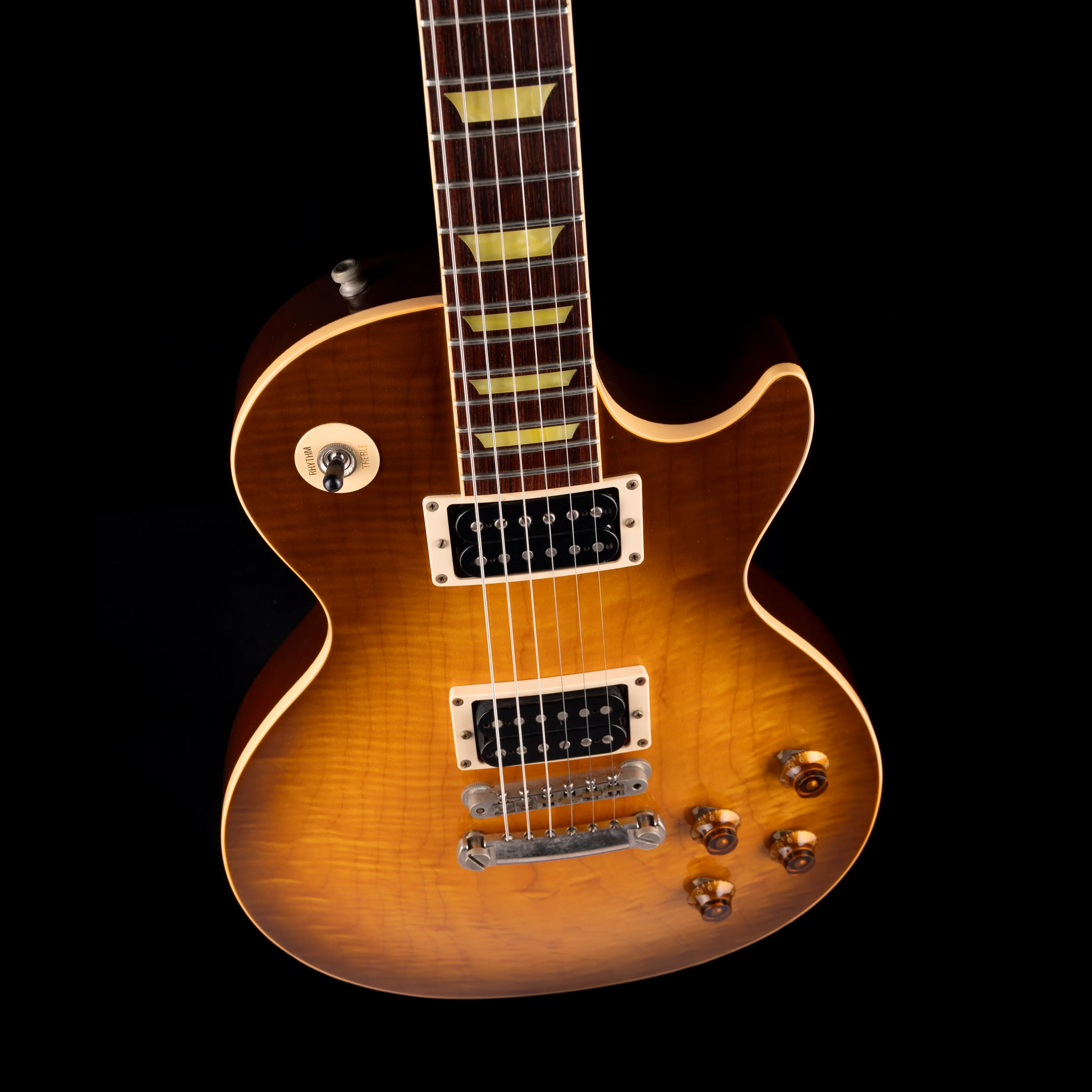 Pre Owned Gibson Yamano Les Paul Classic Plus Honeyburst With OHSC - Image 3