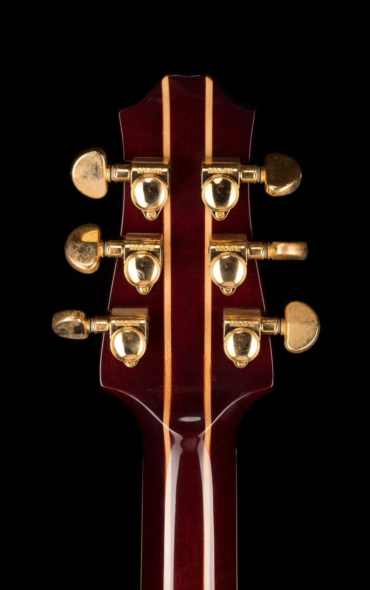 Pre-Owned 2006 Giffin Standard Hollowbody Redwood Burl Top with OHSC - Image 17