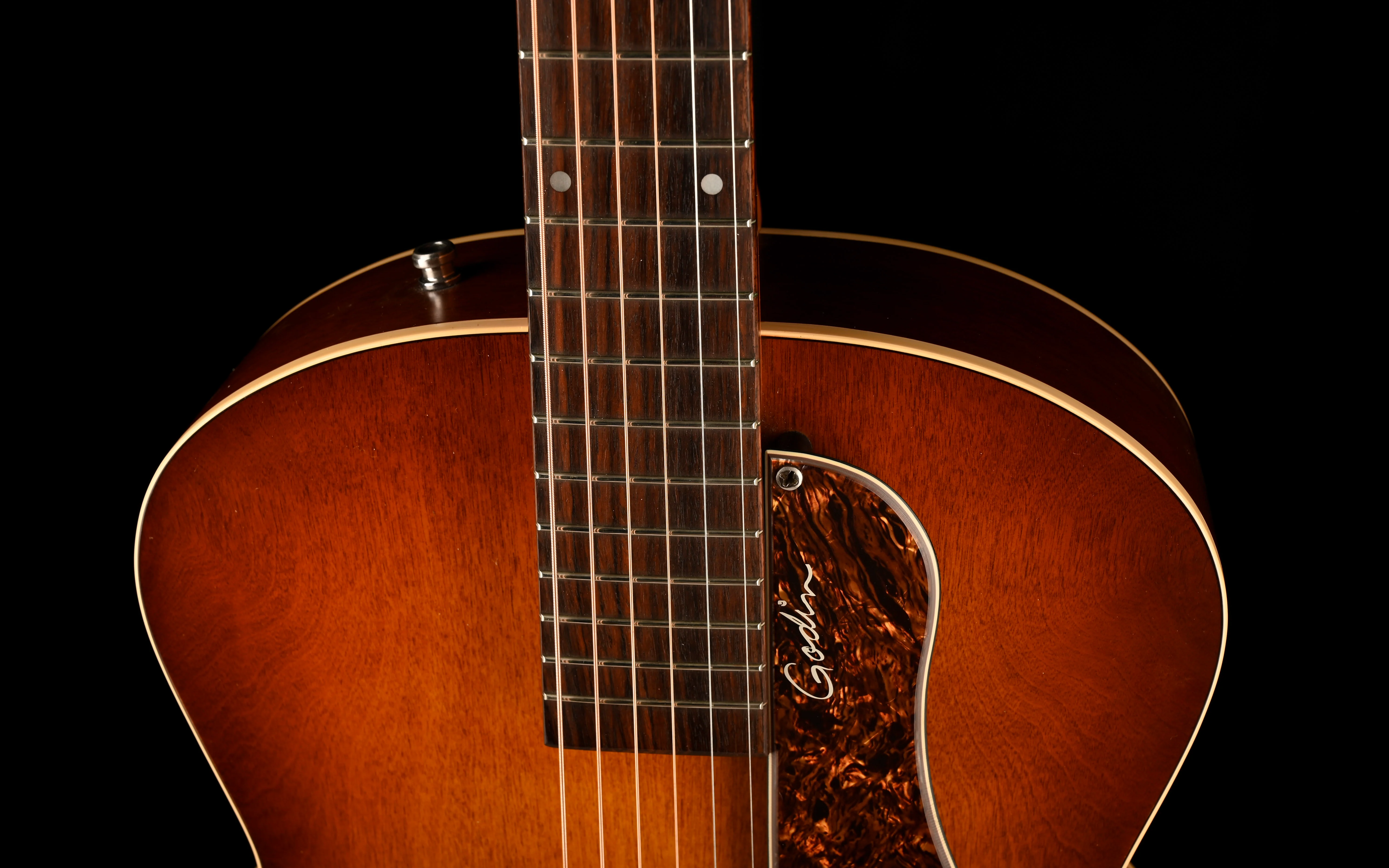 Used Godin 5th Avenue Kingpin Archtop Cognac Burst With Case - Image 3