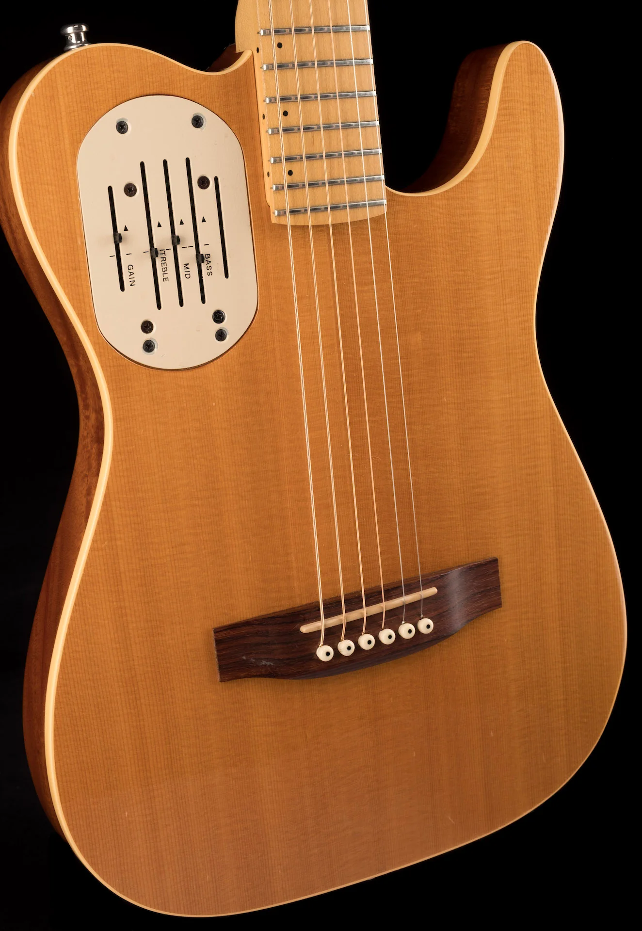 Pre Owned Godin Acoustasonic Natural With HSC - John Waite Collection - Image 9