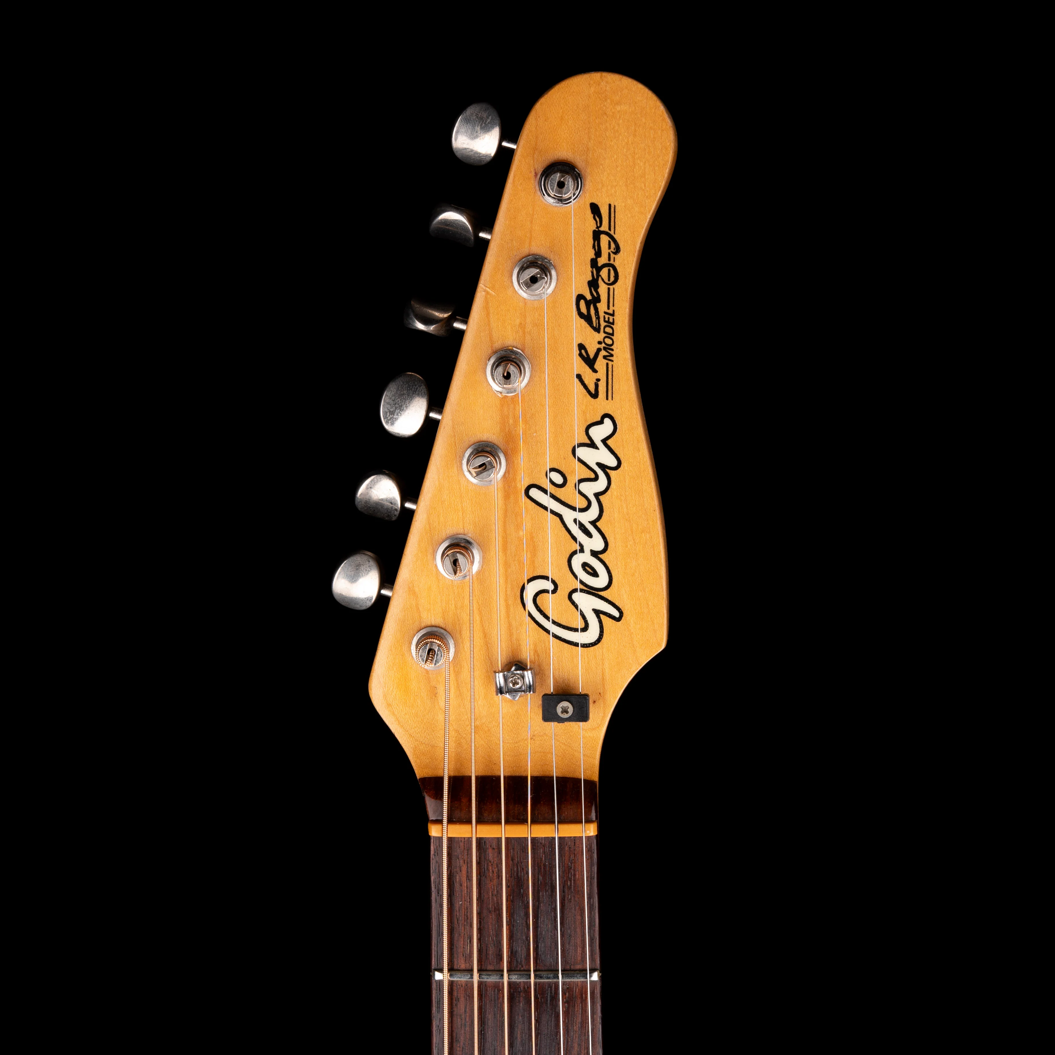 Pre Owned Godin Acousticaster Black With HSC - Image 12