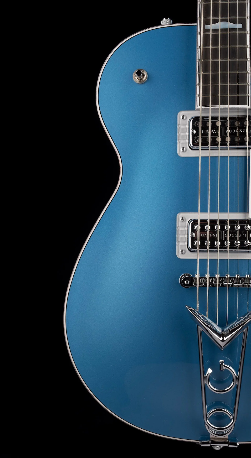 Pre Owned Gretsch Custom Shop Masterbuilt G6134CST Baritone Penguin NOS Lake Placid Blue With OHSC - Image 10