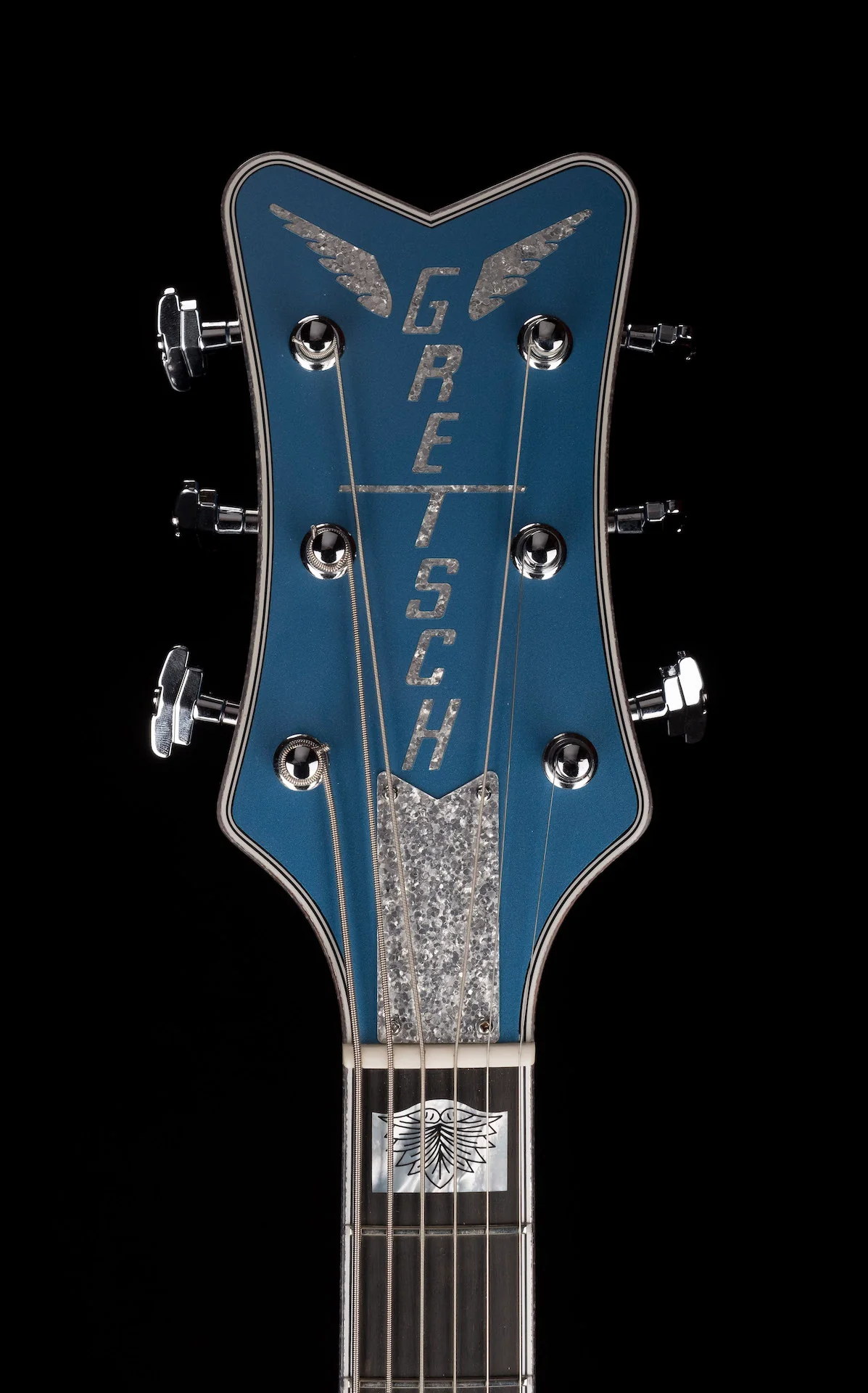 Pre Owned Gretsch Custom Shop Masterbuilt G6134CST Baritone Penguin NOS Lake Placid Blue With OHSC - Image 13