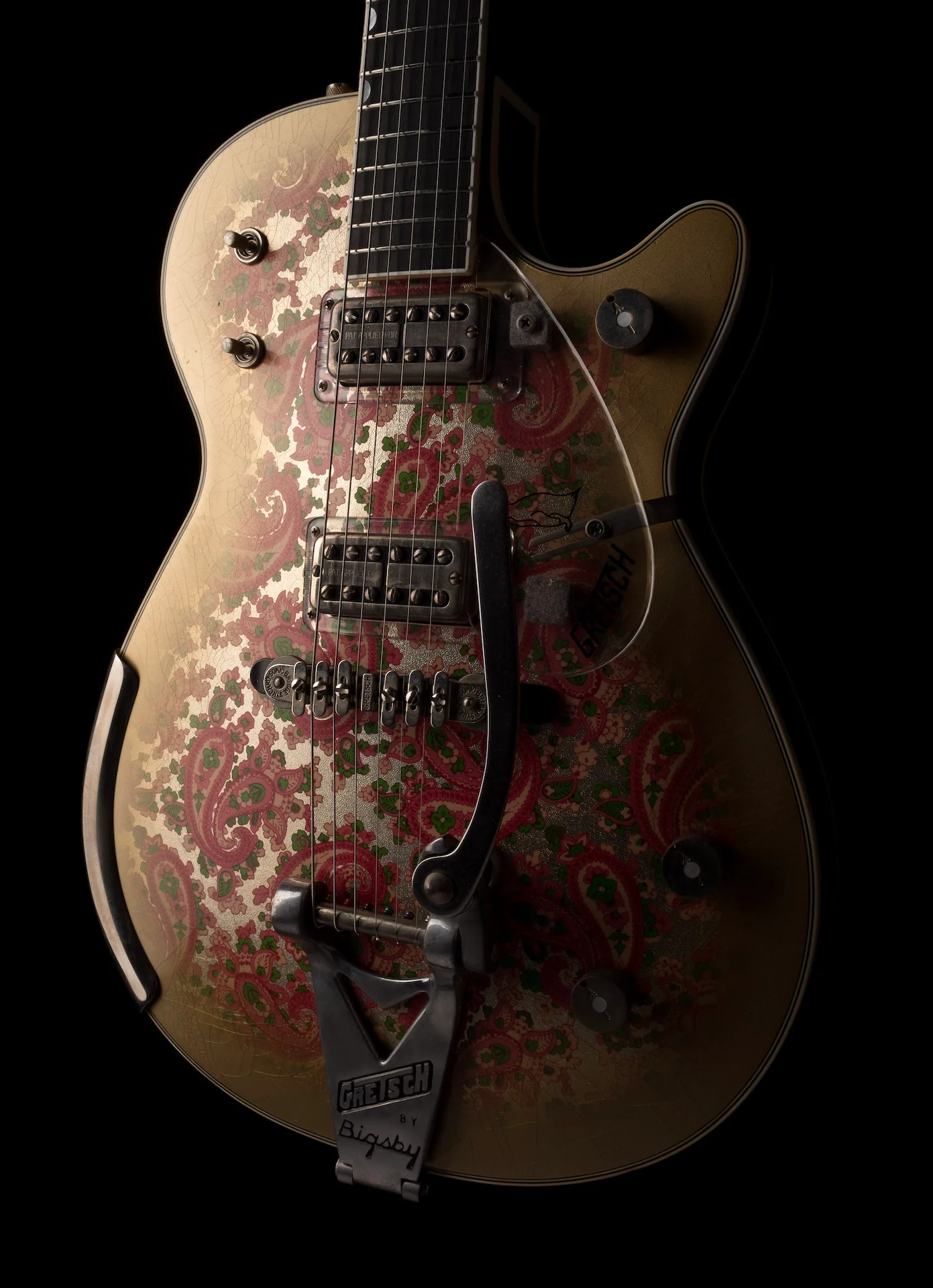 Gretsch Custom Shop Masterbuilt G6134CS 1959 Gold Paisley Penguin Relic - Image 11
