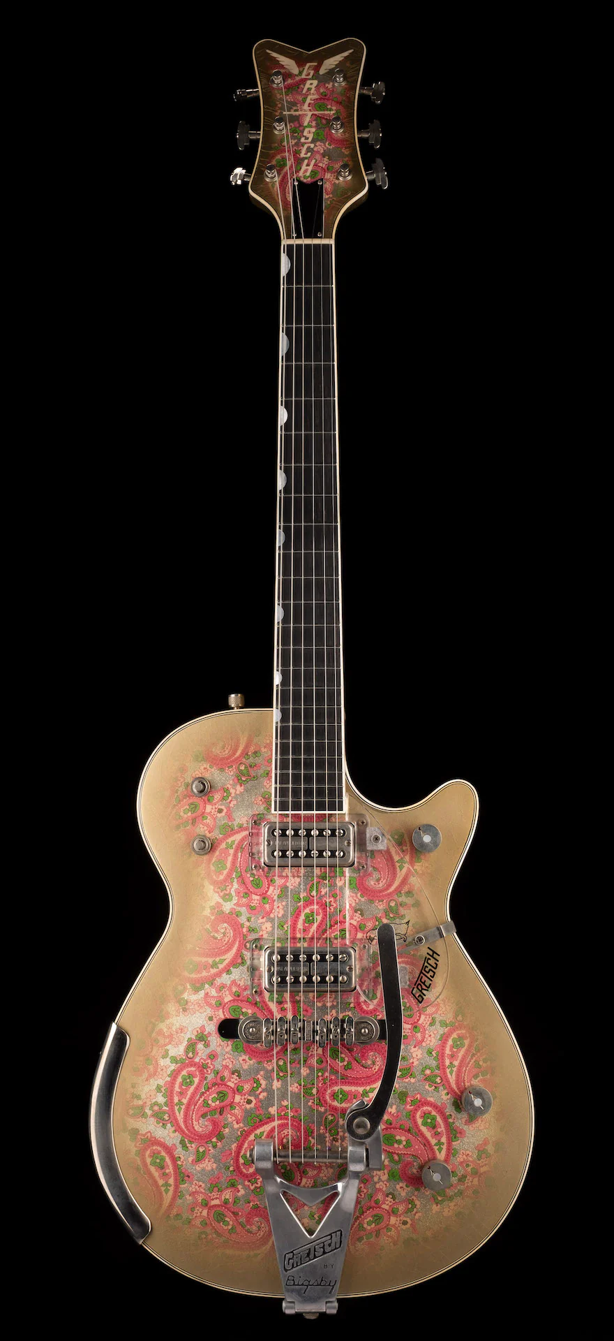 Gretsch Custom Shop Masterbuilt G6134CS 1959 Gold Paisley Penguin Relic - Image 2