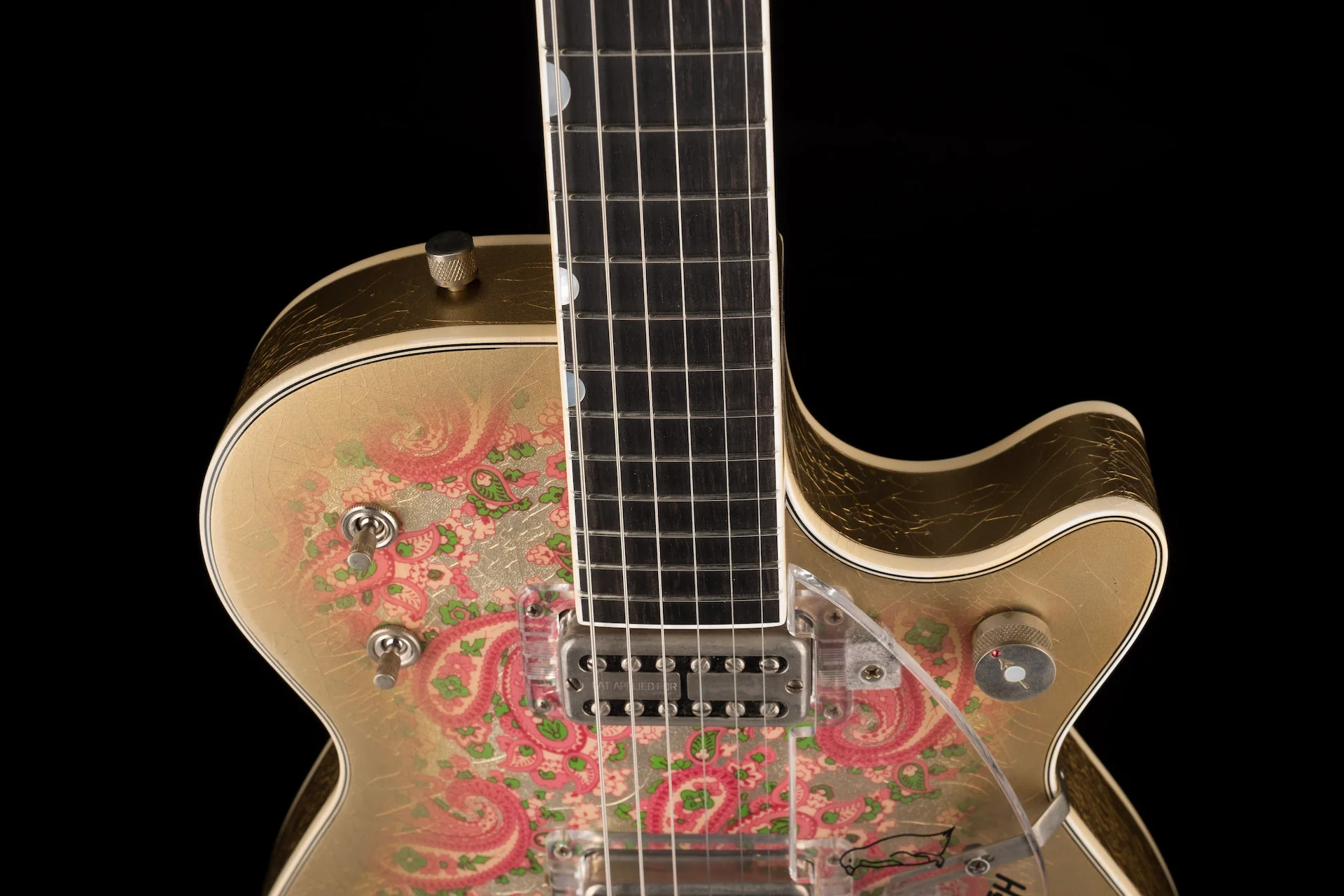 Gretsch Custom Shop Masterbuilt G6134CS 1959 Gold Paisley Penguin Relic - Image 3