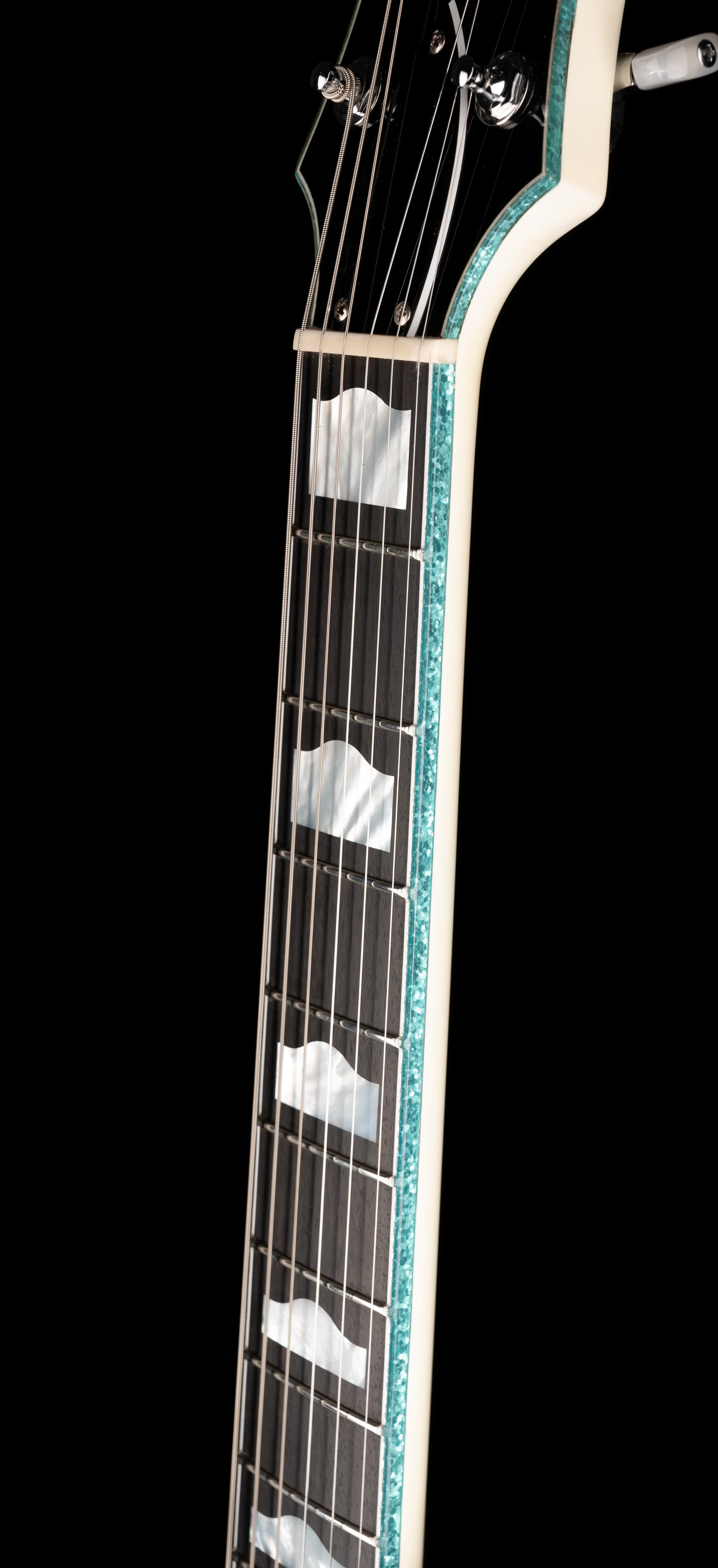 Pre-Owned Gretsch Custom Shop Masterbuilt Stephen Stern G6128CS-DC 1962 Triple Jet Turquoise Sparkle with OHSC - Image 12
