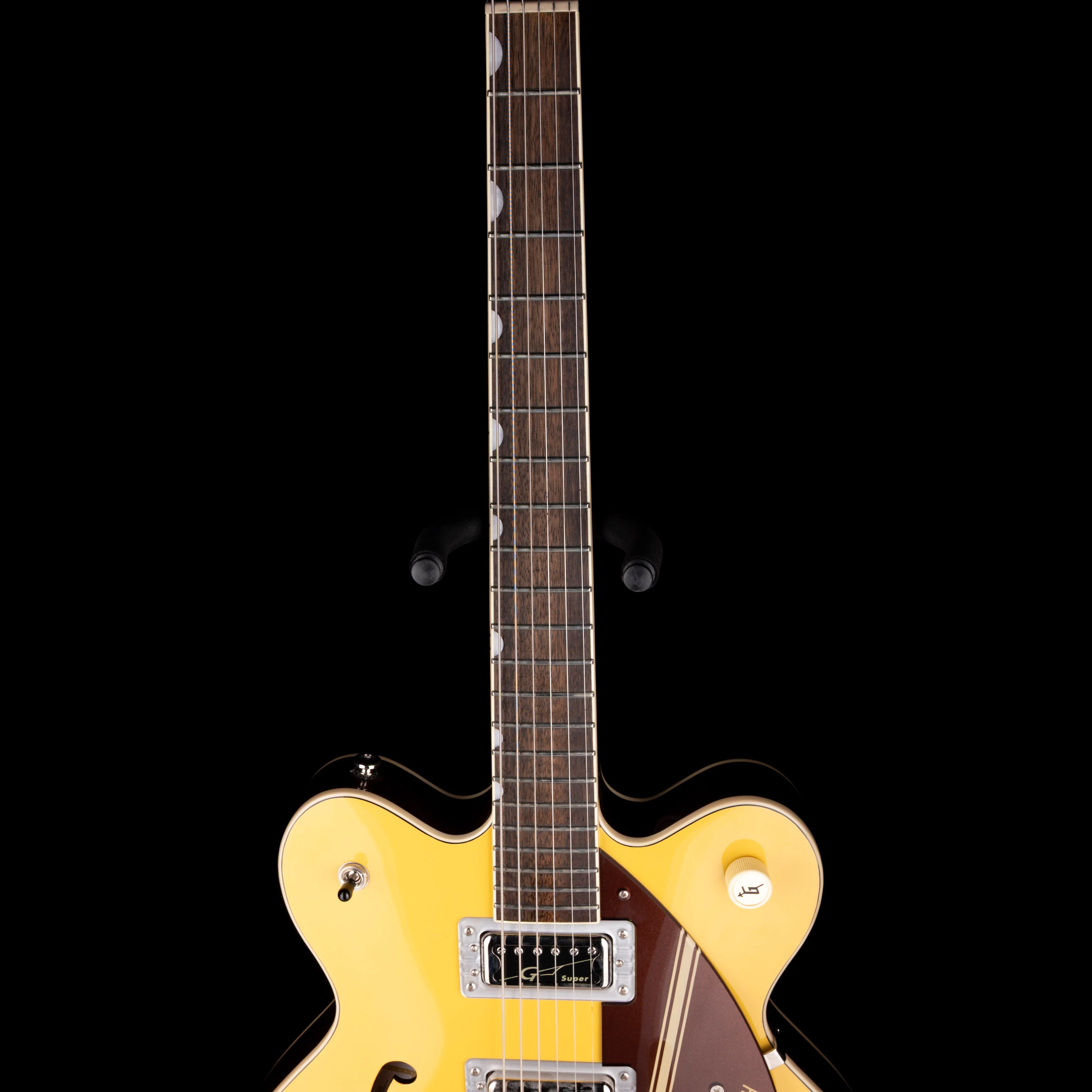 Pre Owned Gretsch G2604T Streamliner With Bigsby Two-Tone Bamboo Yellow/Copper Metallic With HSC - Image 7