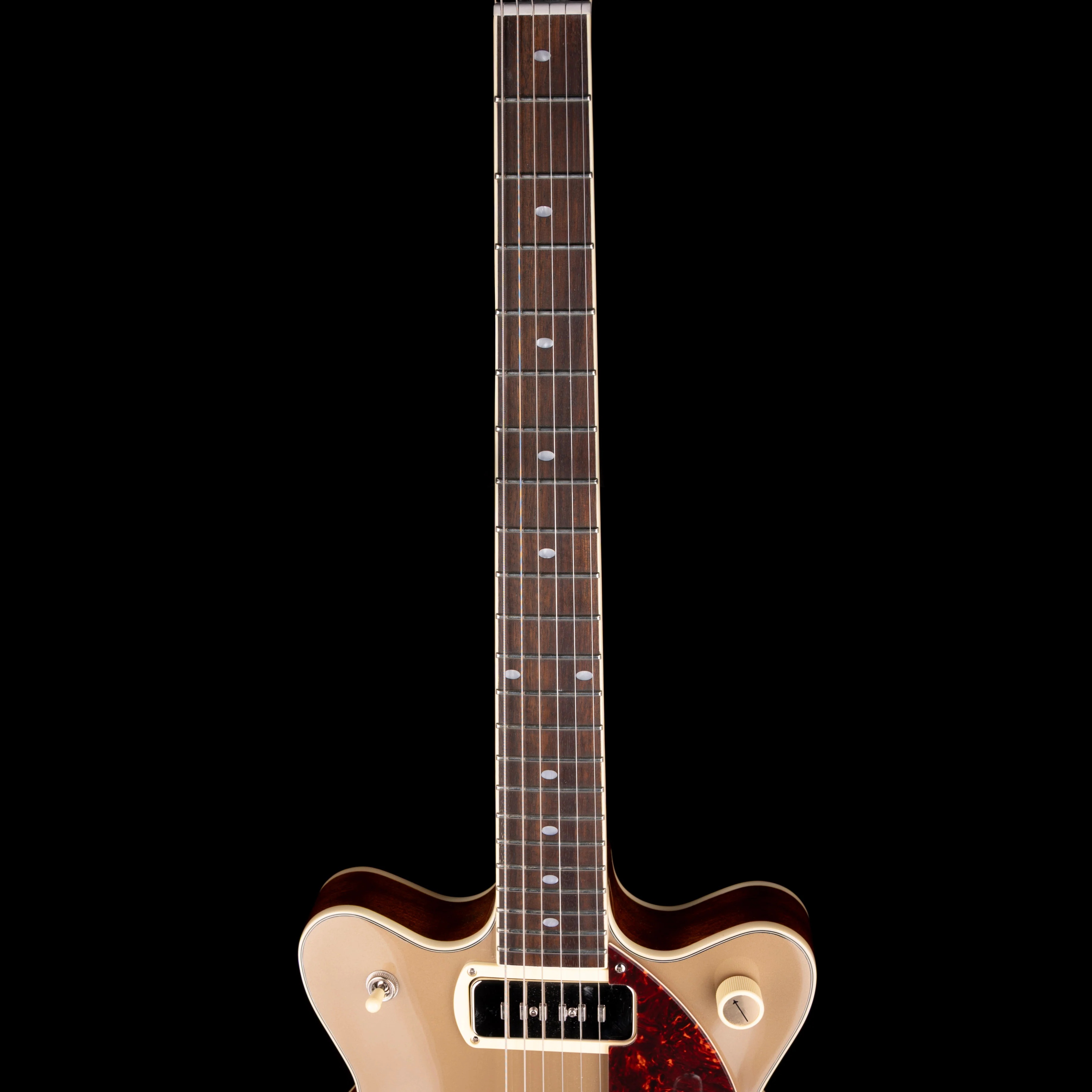Pre Owned Gretsch G2655T P90 Streamliner Double-Cut Two-Tone Sahara Metallic With Gig Bag - Image 7