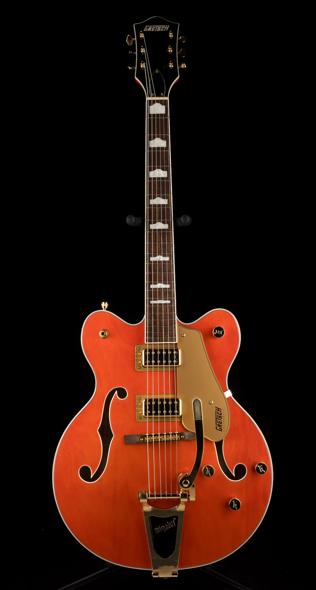 Pre Owned Gretsch G5422TG Electromatic Hollow Body Double-Cut Orange With HSC - Image 2