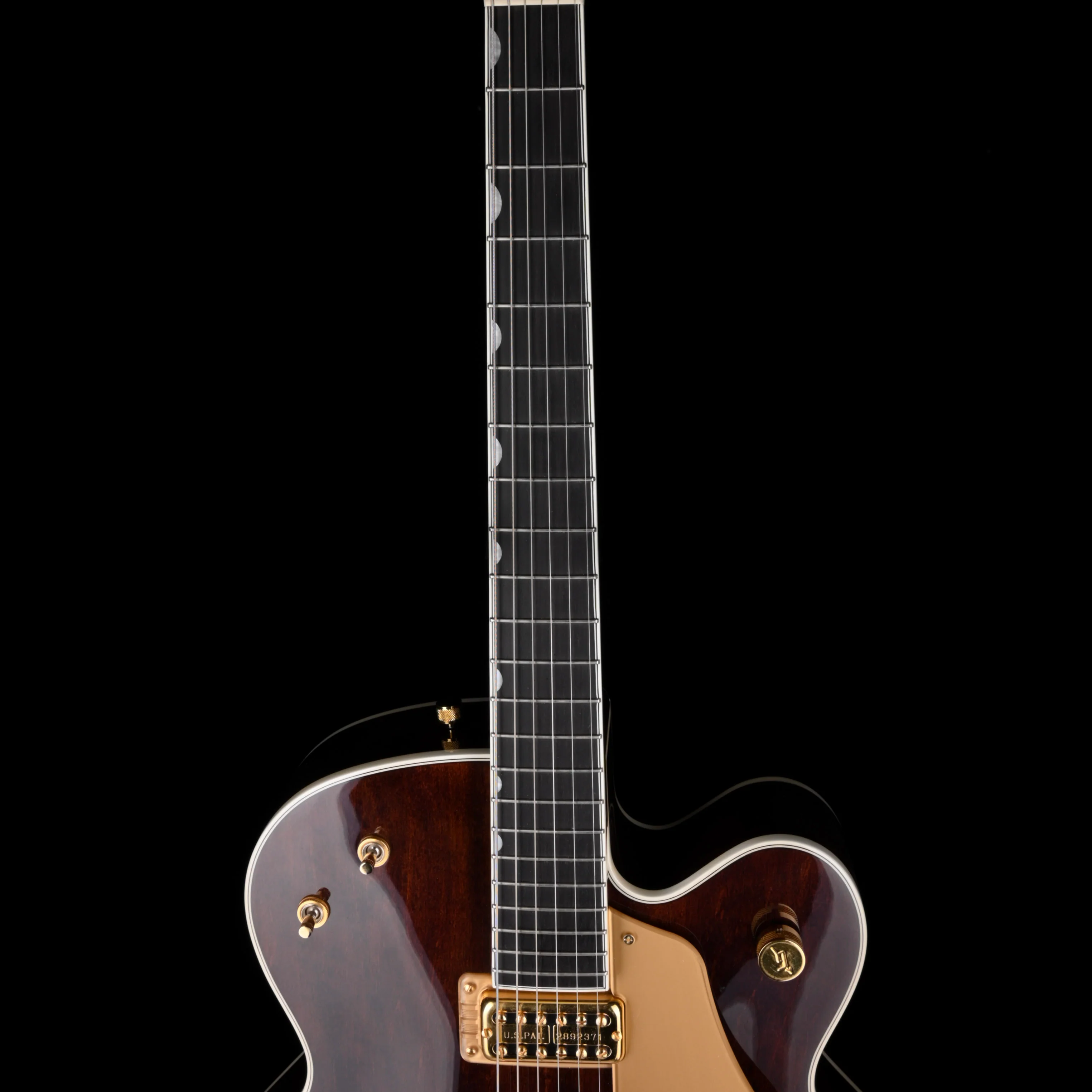 Pre Owned Gretsch G6122-1958 Country Classic Walnut Stain Hollow-Body Electric Guitar With OHSC - Image 7