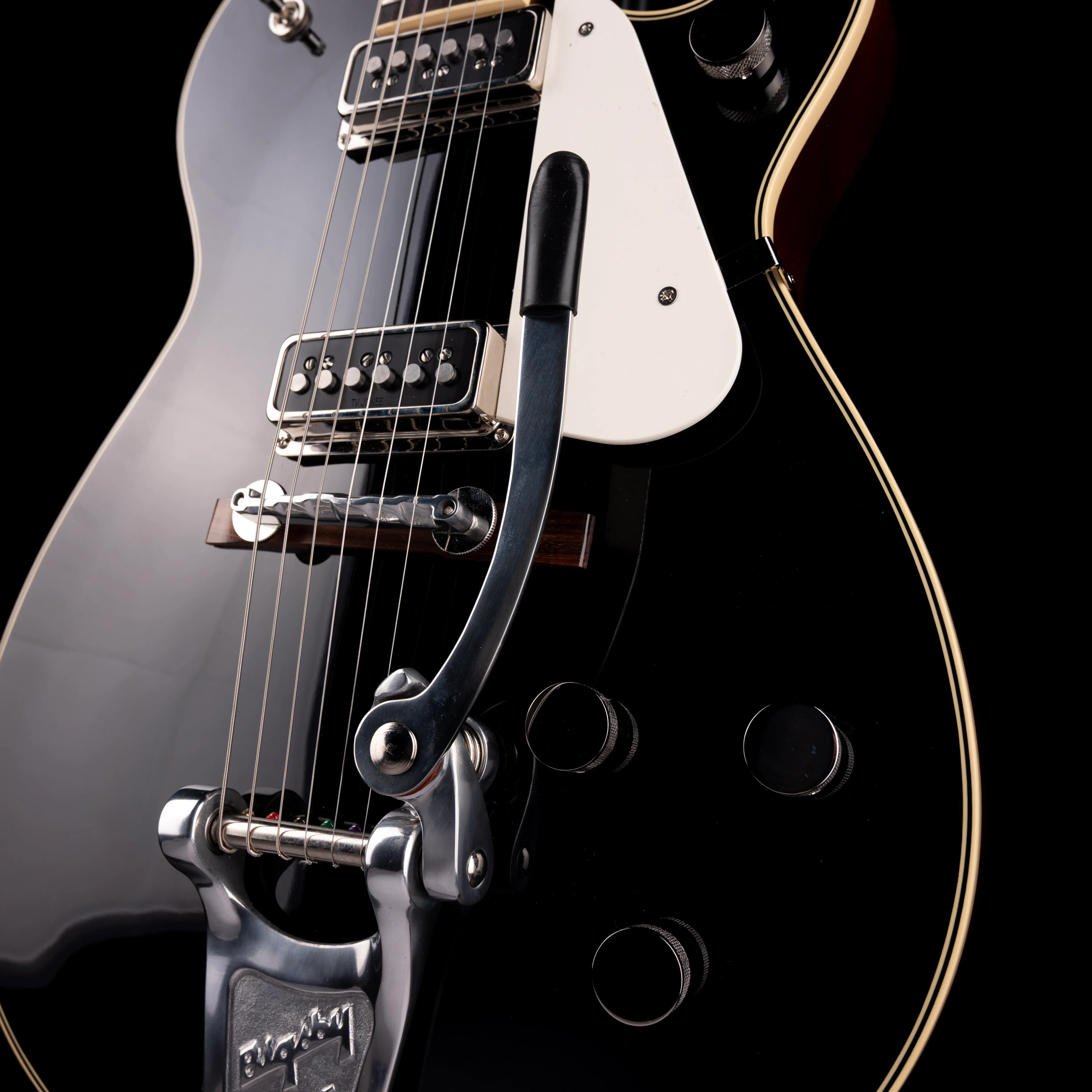 Pre Owned Gretsch G6128T-53 Vintage Select '53 Duo Jet Black With OHSC - Image 5