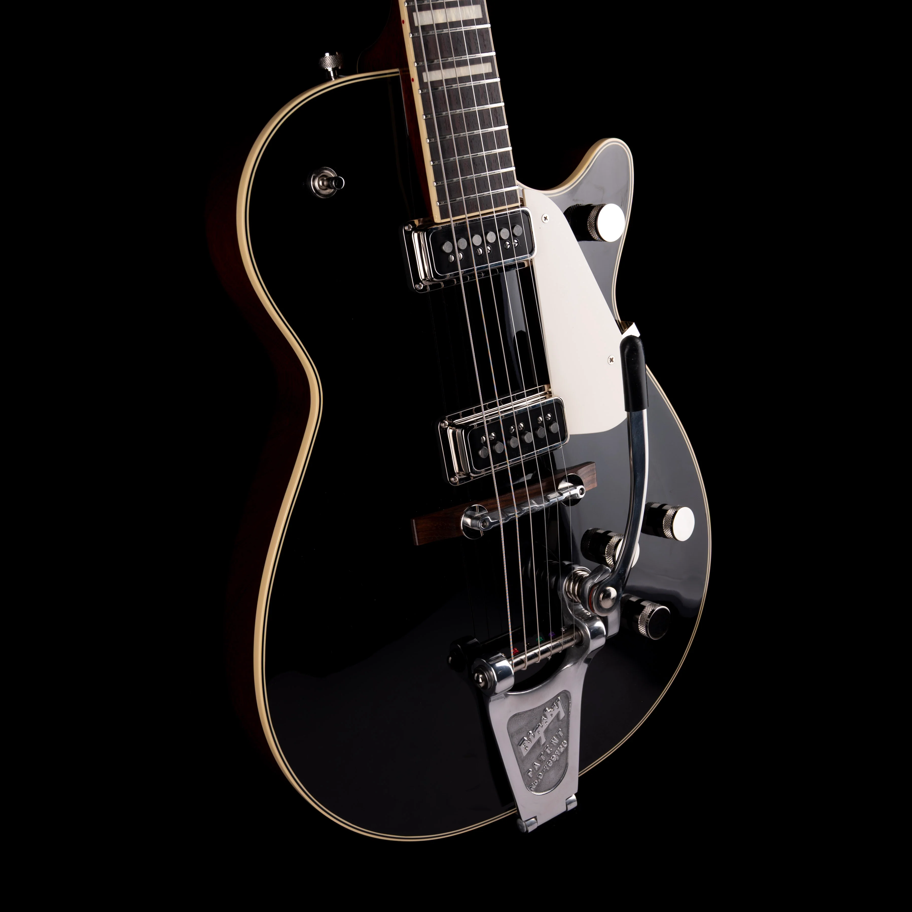 Pre Owned Gretsch G6128T-53 Vintage Select '53 Duo Jet Black With OHSC - Image 6