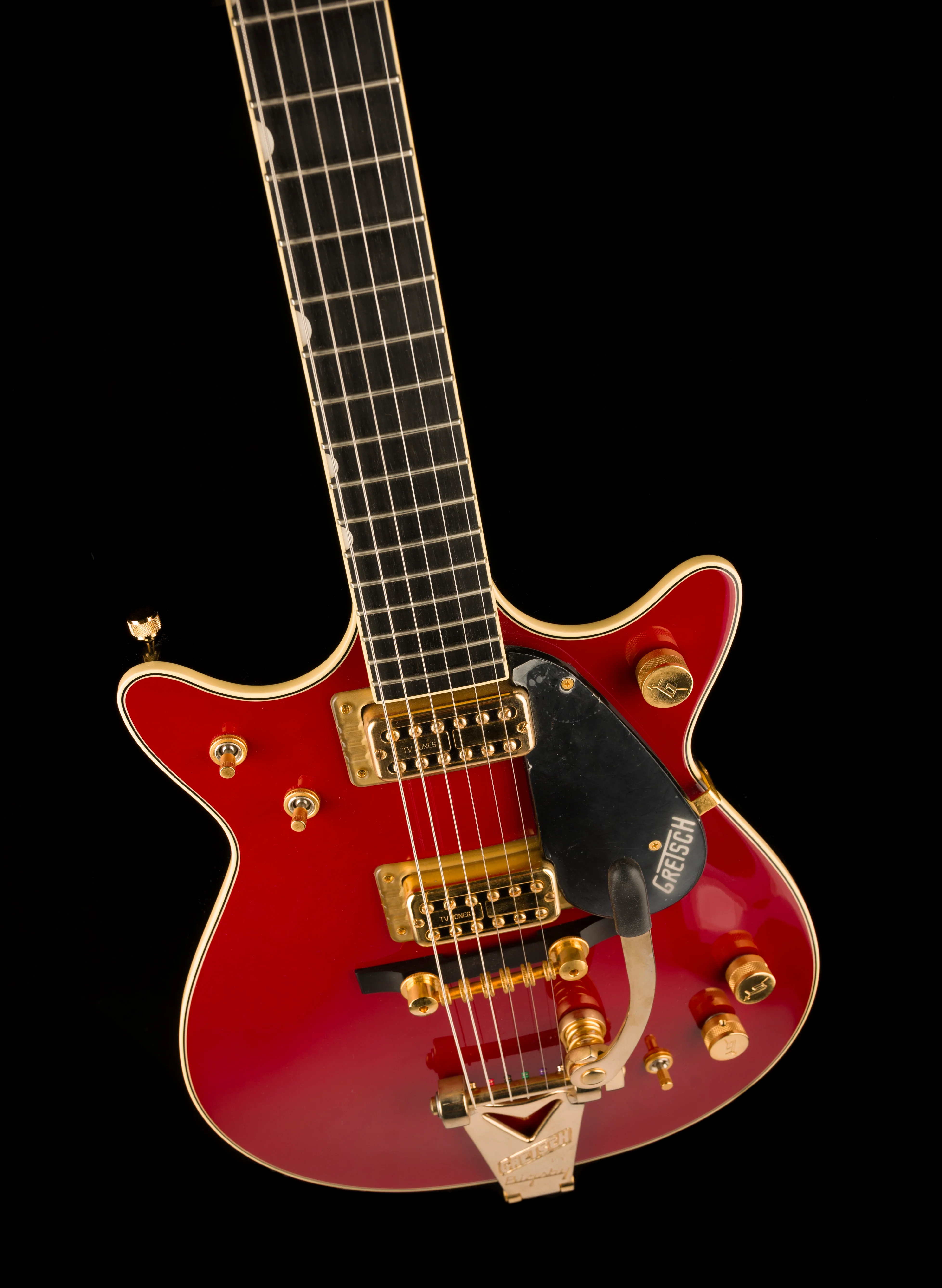 Pre Owned Gretsch G6131T-62 Vintage Select ’62 Jet With Bigsby TV Jones Vintage Firebird Red With OHSC - 2 - Image 4