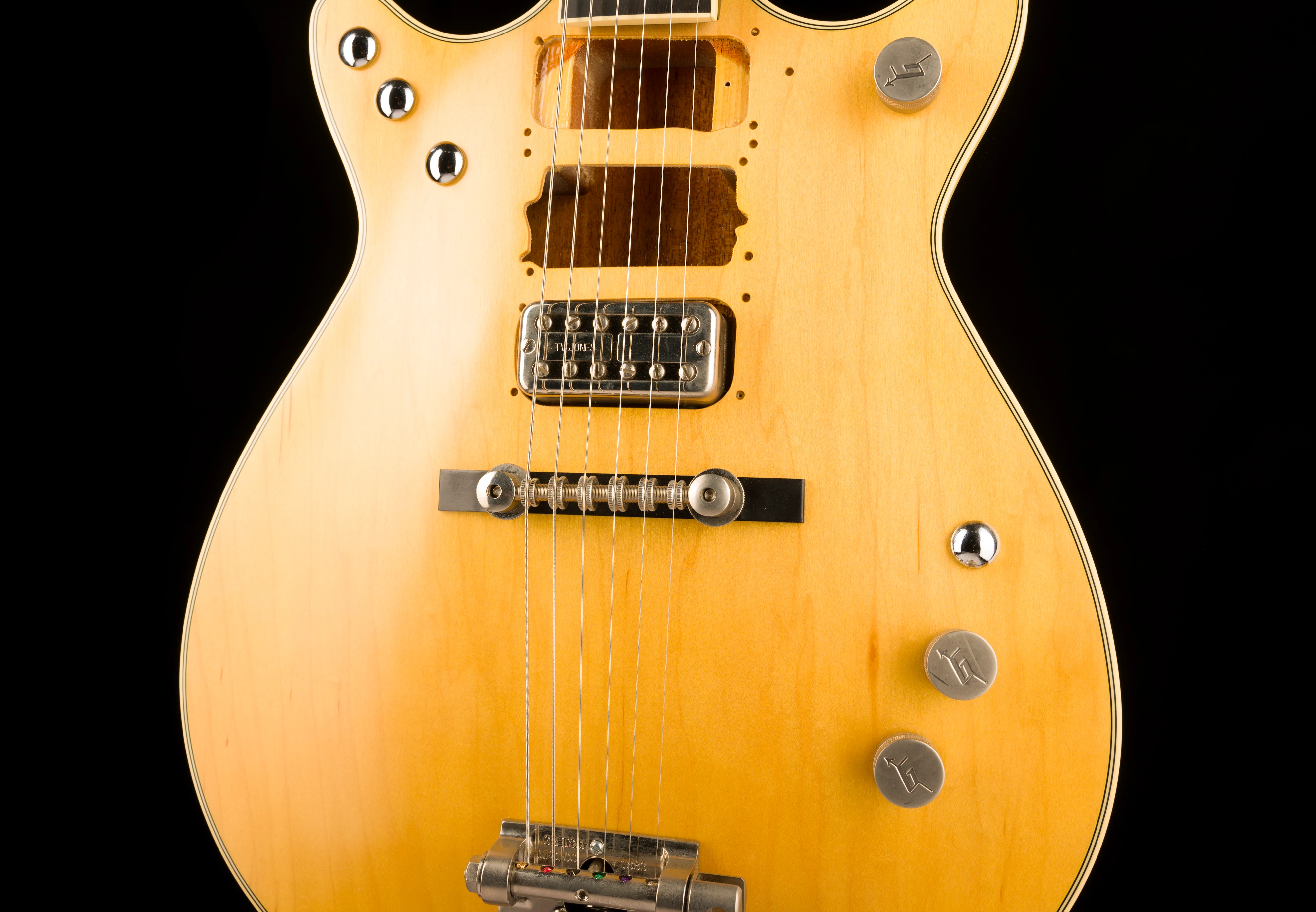 Pre Owned Gretsch G6131T-MY Malcolm Young Signature Jet Natural With OHSC - Image 6