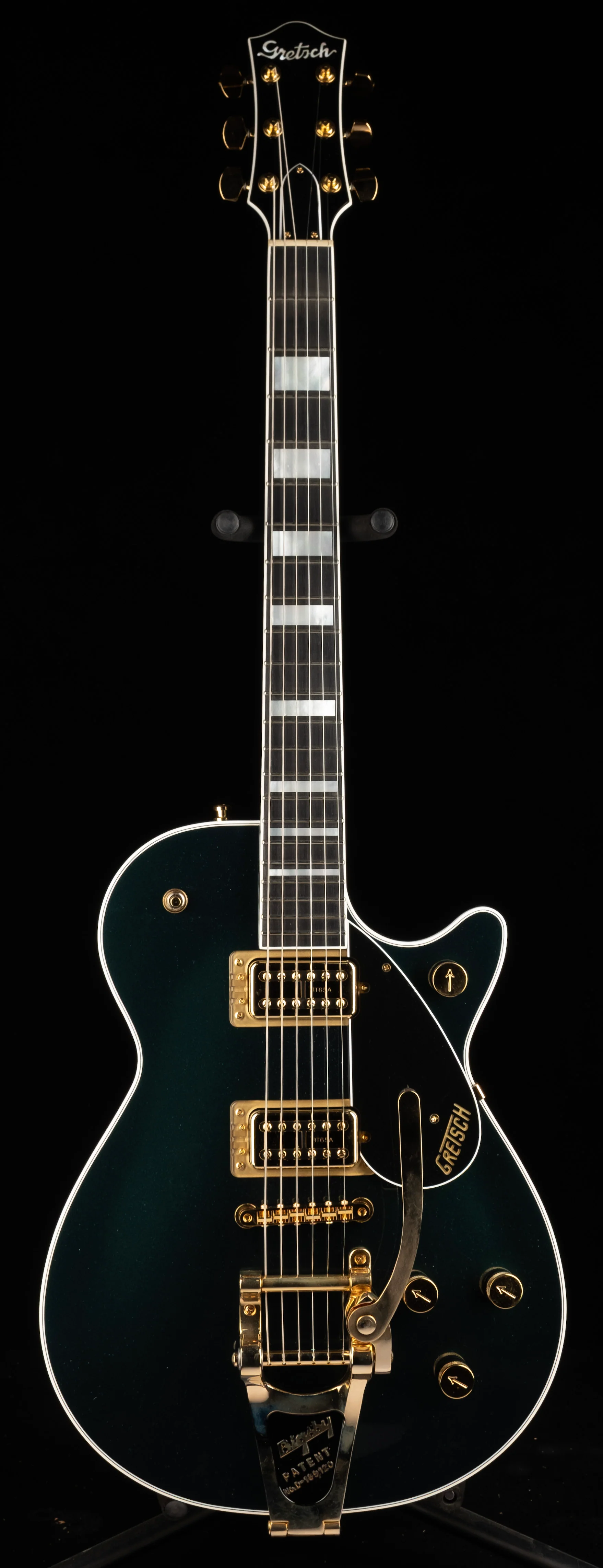 Pre Owned Gretsch G6228TG Players Edition Jet BT Cadillac Green with OHSC - Image 2