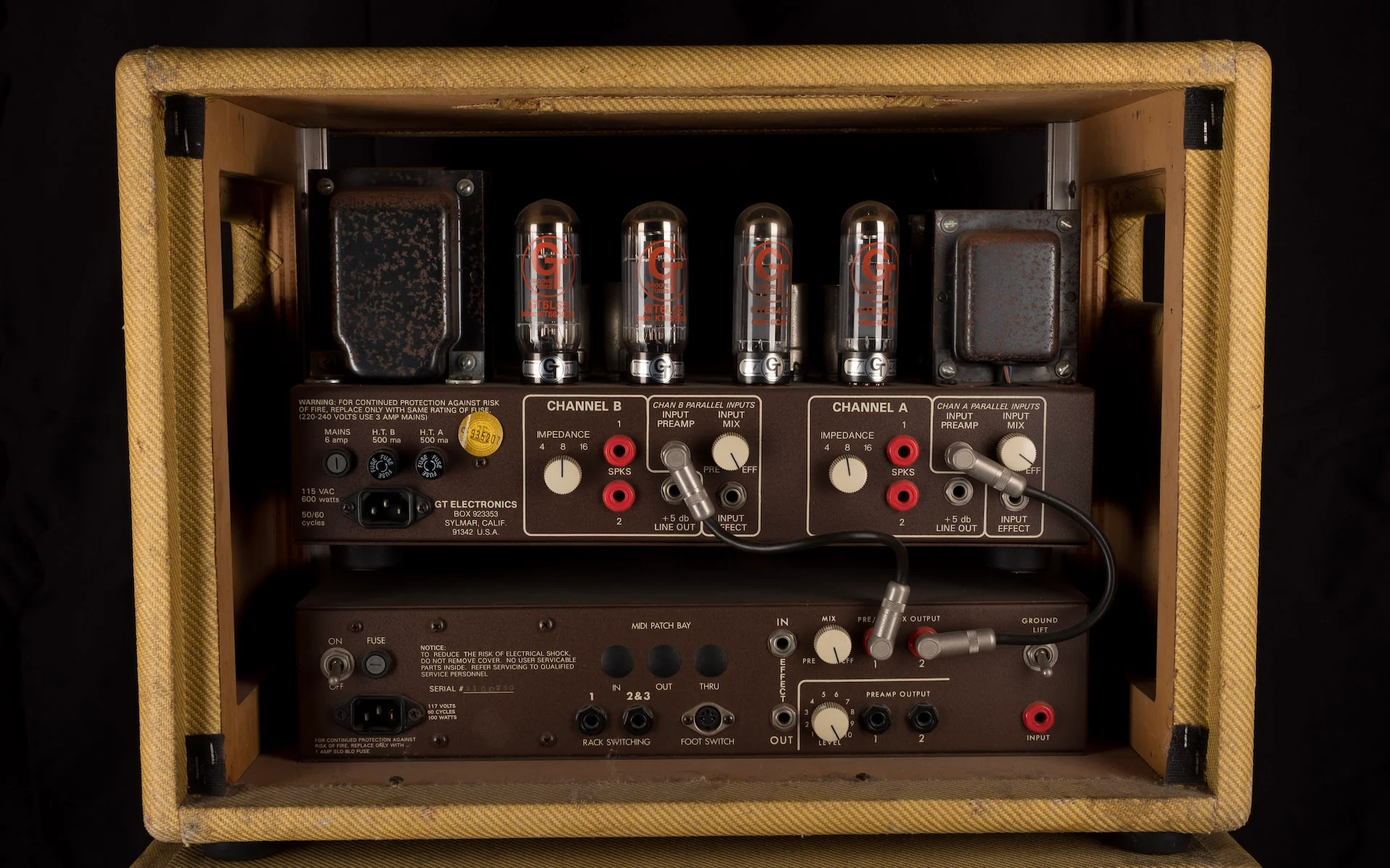 Pre Owned Groove Tubes Dual 75 Guitar & Trio Guitar Amp Head With Dual 1x12 Cabinets - Image 8