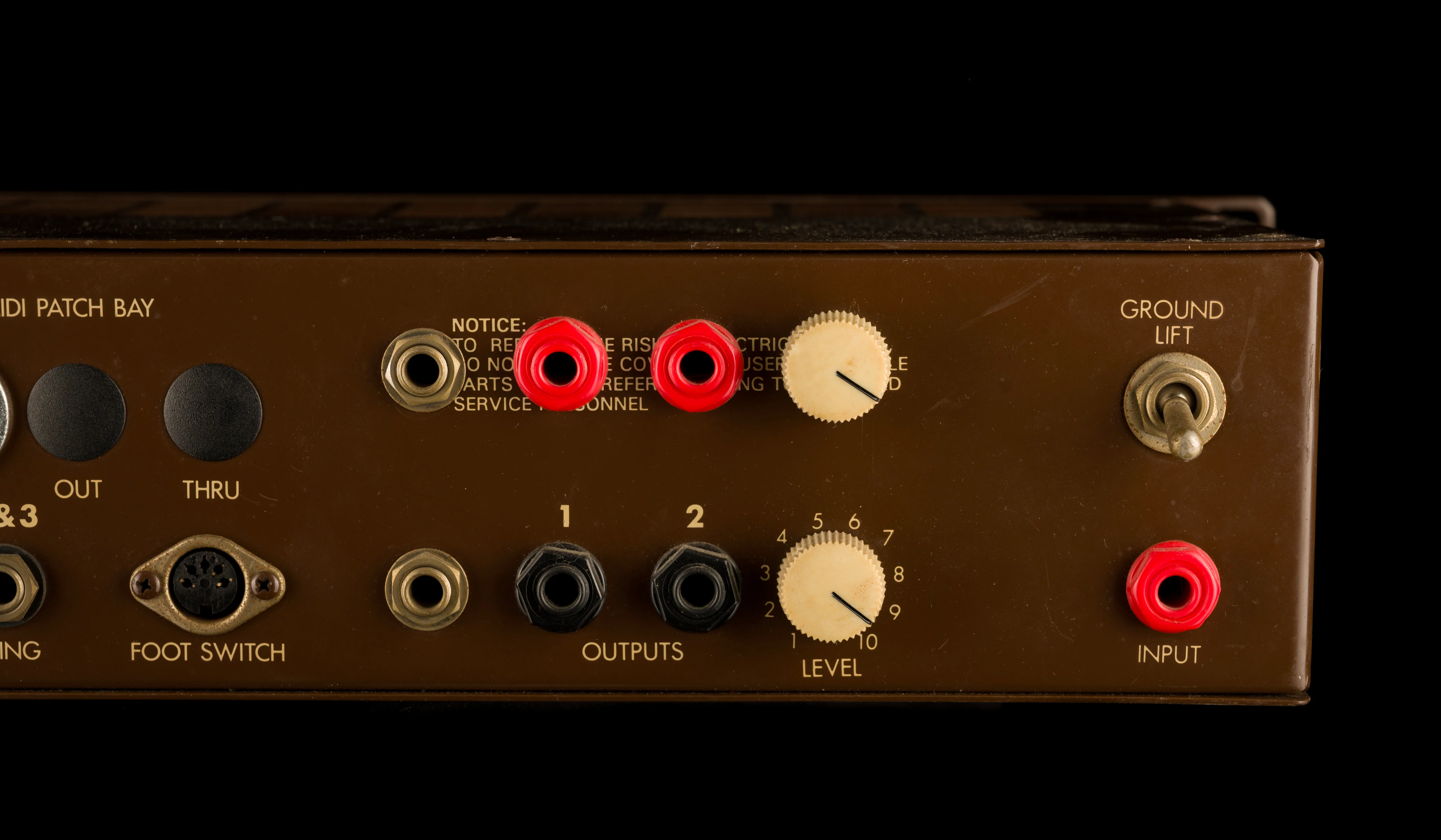 Pre Owned Groove Tubes Trio Switchable Pre Amp Head With Modified MIDI Patch Bay "In" section - Image 9