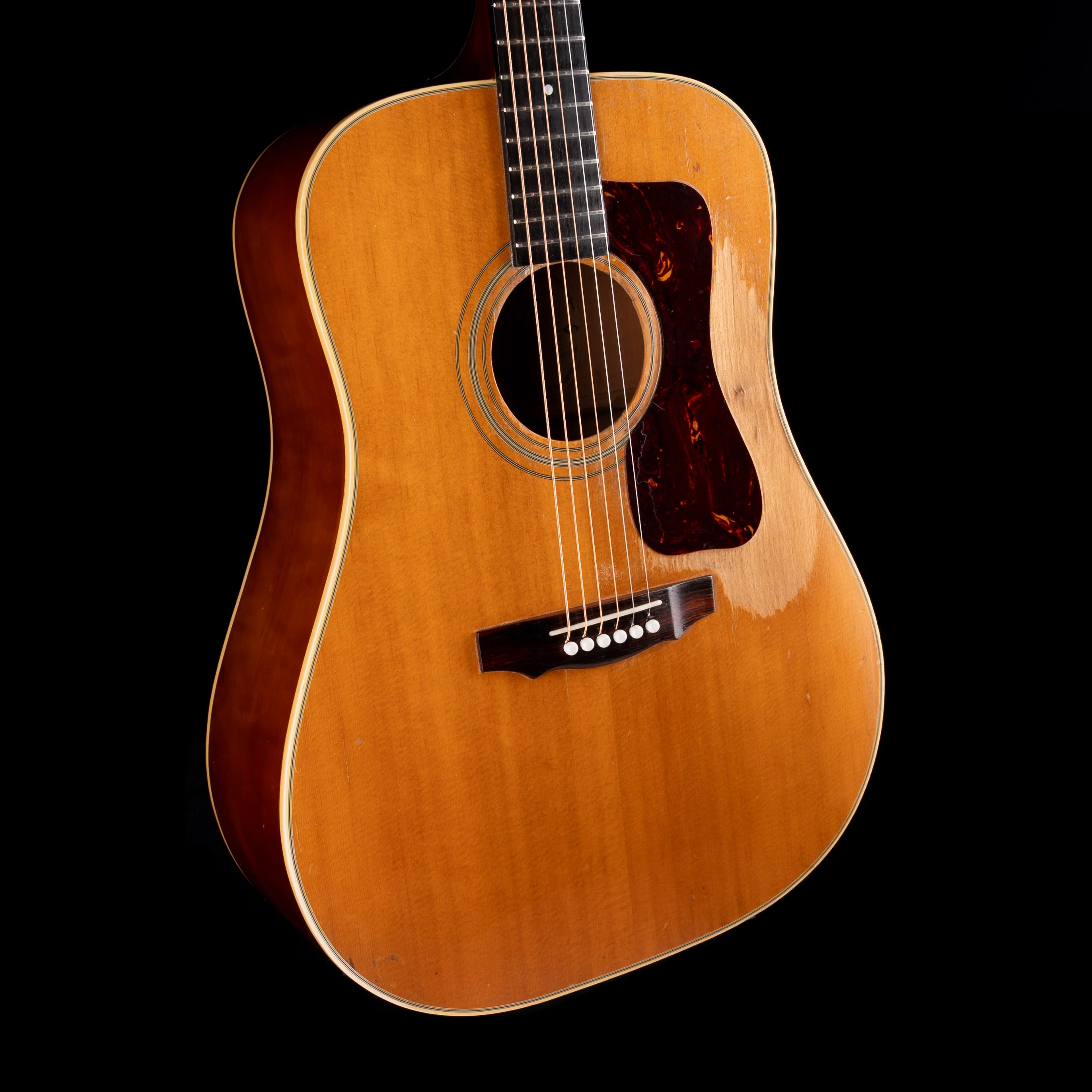 Vintage 1960's Guild D-44 Bluegrass Jubilee Pearwood - Natural With OHSC - Image 5