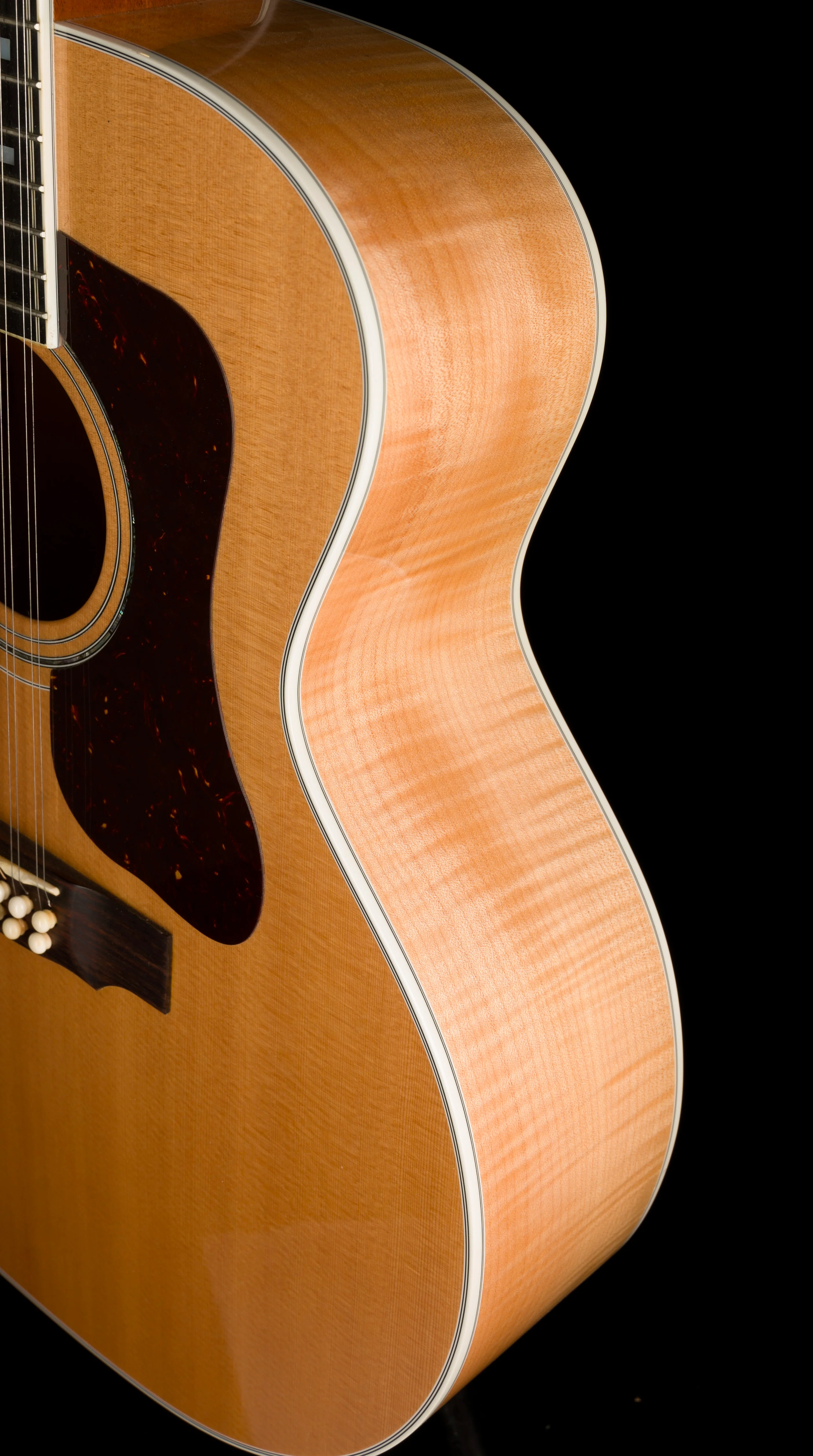 Pre Owned Guild F-512 Maple Blonde 12-String Acoustic Electric Guitar With OHSC - Image 10