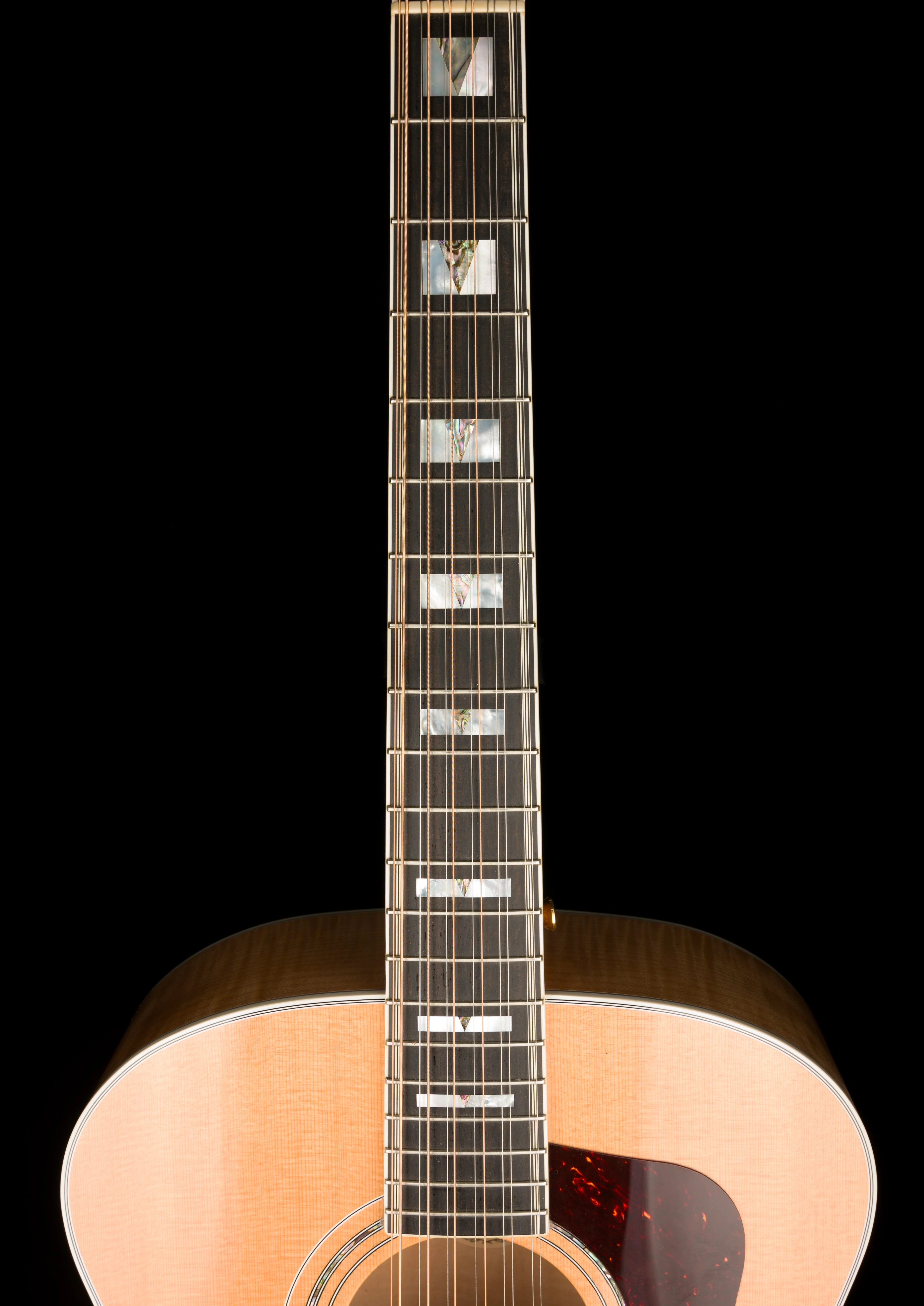 Pre Owned Guild F-512 Maple Blonde 12-String Acoustic Electric Guitar With OHSC - Image 12