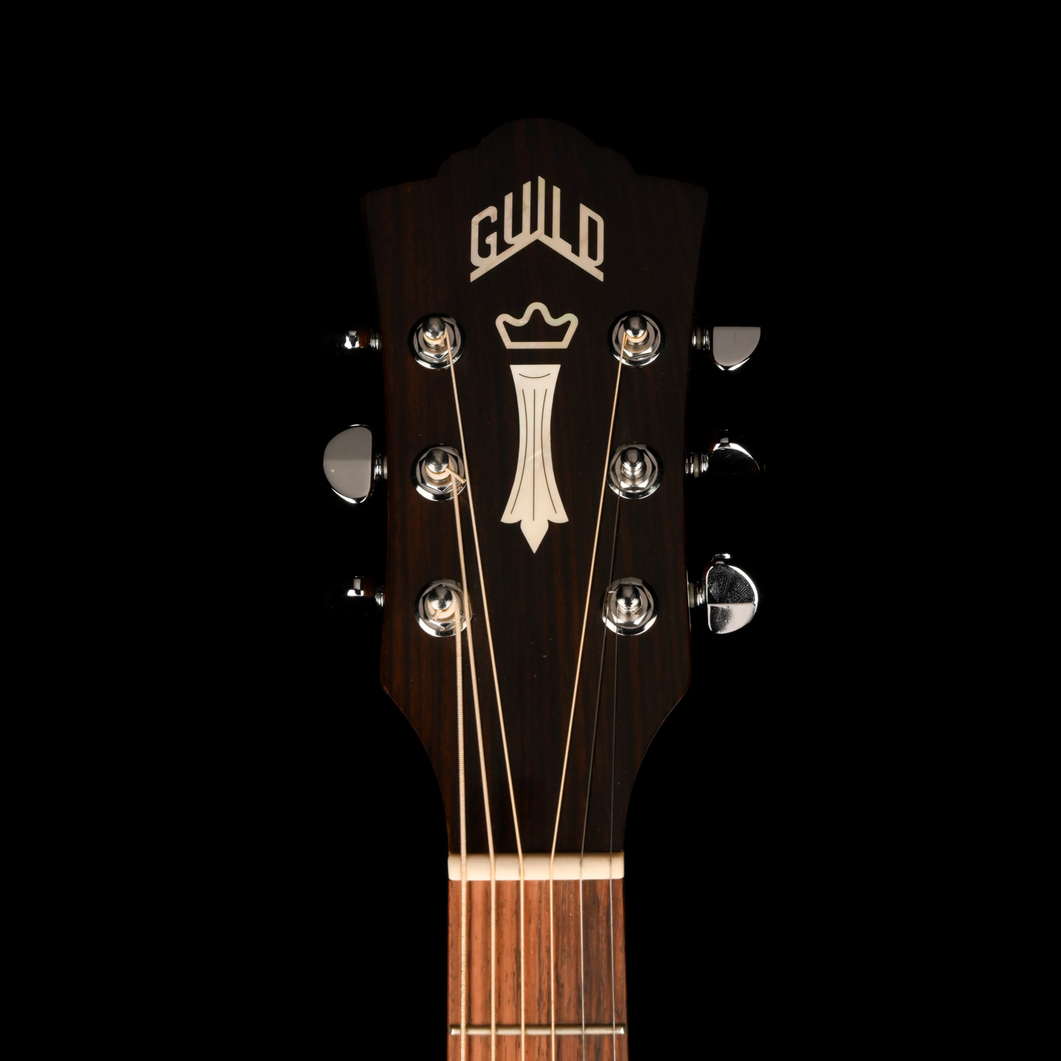 Pre Owned Guild GAD-25 Natural Mahogany Acoustic With HSC - Image 10