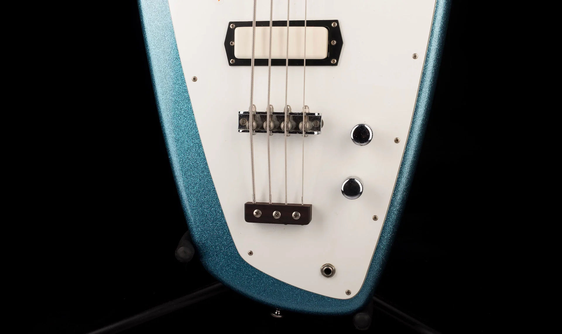 Pre Owned Hallmark by Shade Swept-Wing Reissue Bass Blue Sparkle With OHSC - Image 5