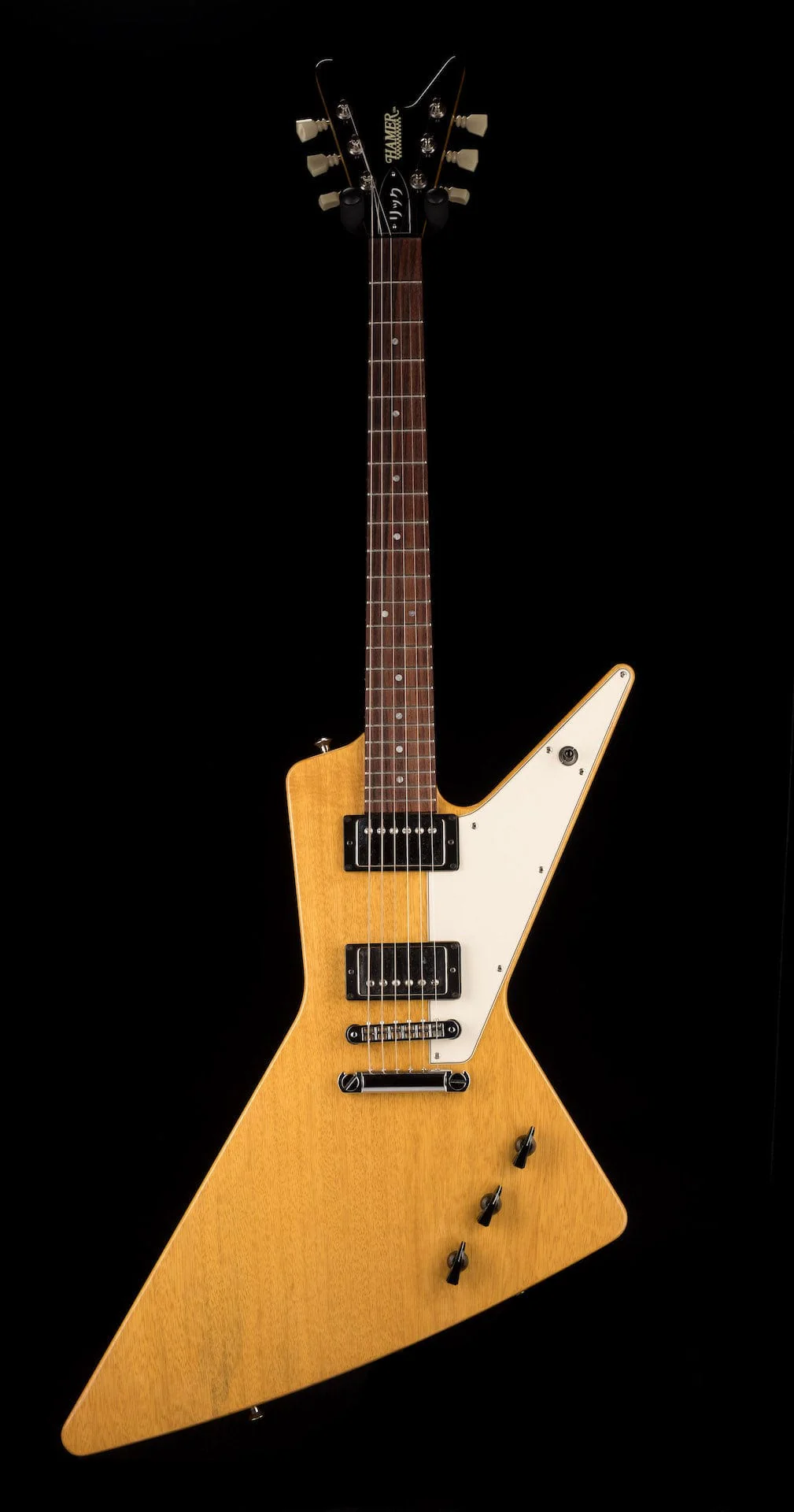 Pre-Owned Hamer Limited Edition Rick Nielsen Futura Korina Natural with OHSC - Image 2