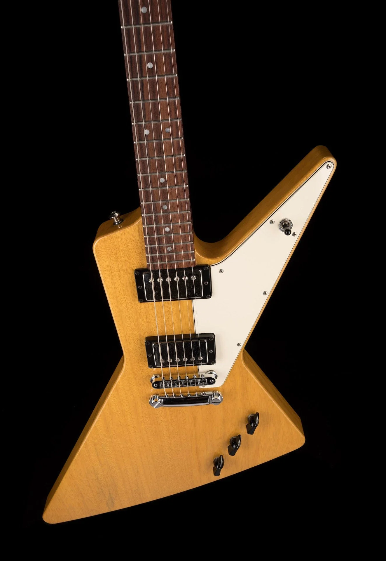 Pre-Owned Hamer Limited Edition Rick Nielsen Futura Korina Natural with OHSC - Image 4