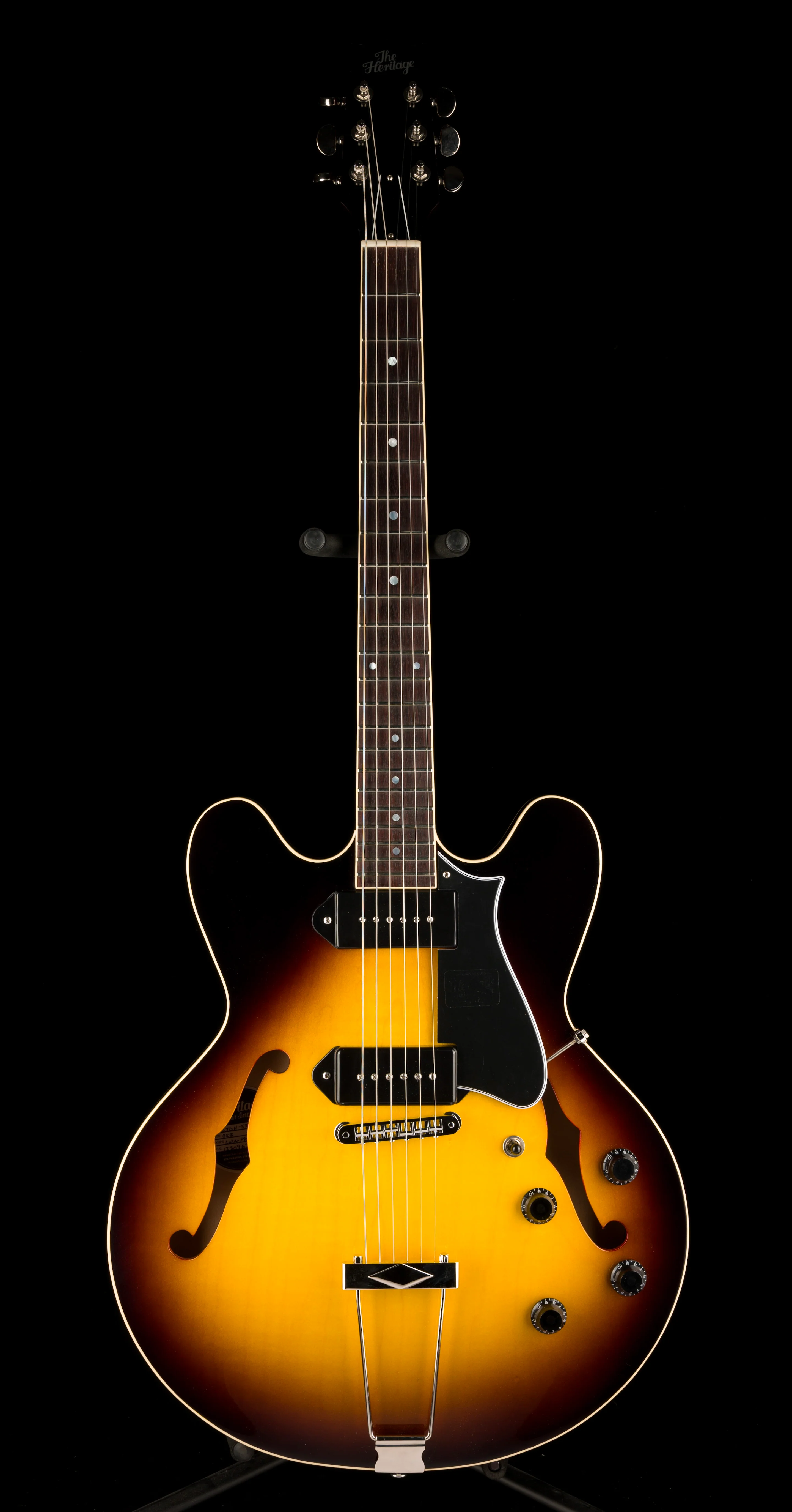 Pre Owned 2023 Heritage H-530 Vintage Sunburst Electric Guitar With Case - Image 2
