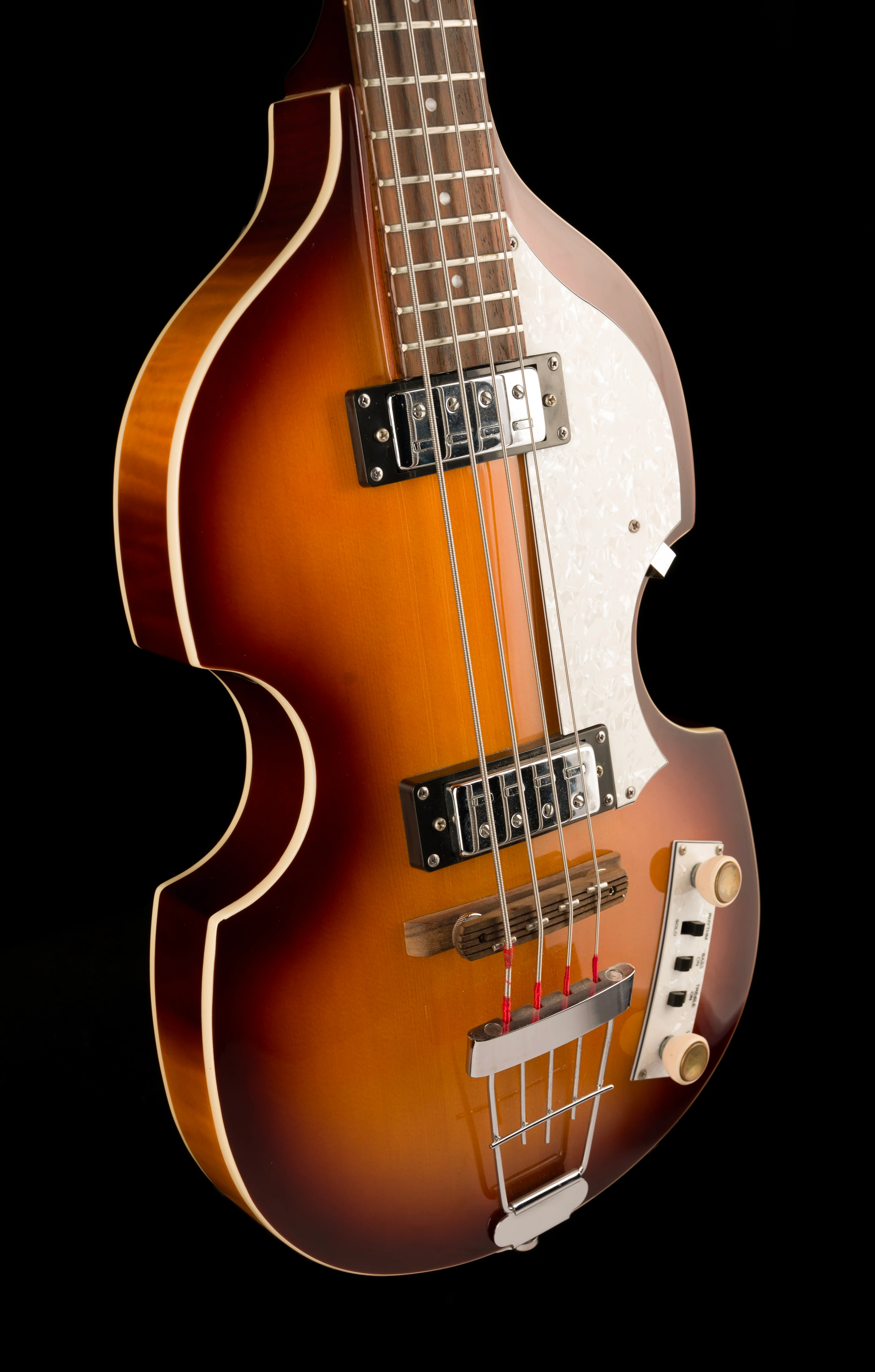 Pre Owned Hofner Violin B-Bass HI-Series Sunburst With Case - Image 10