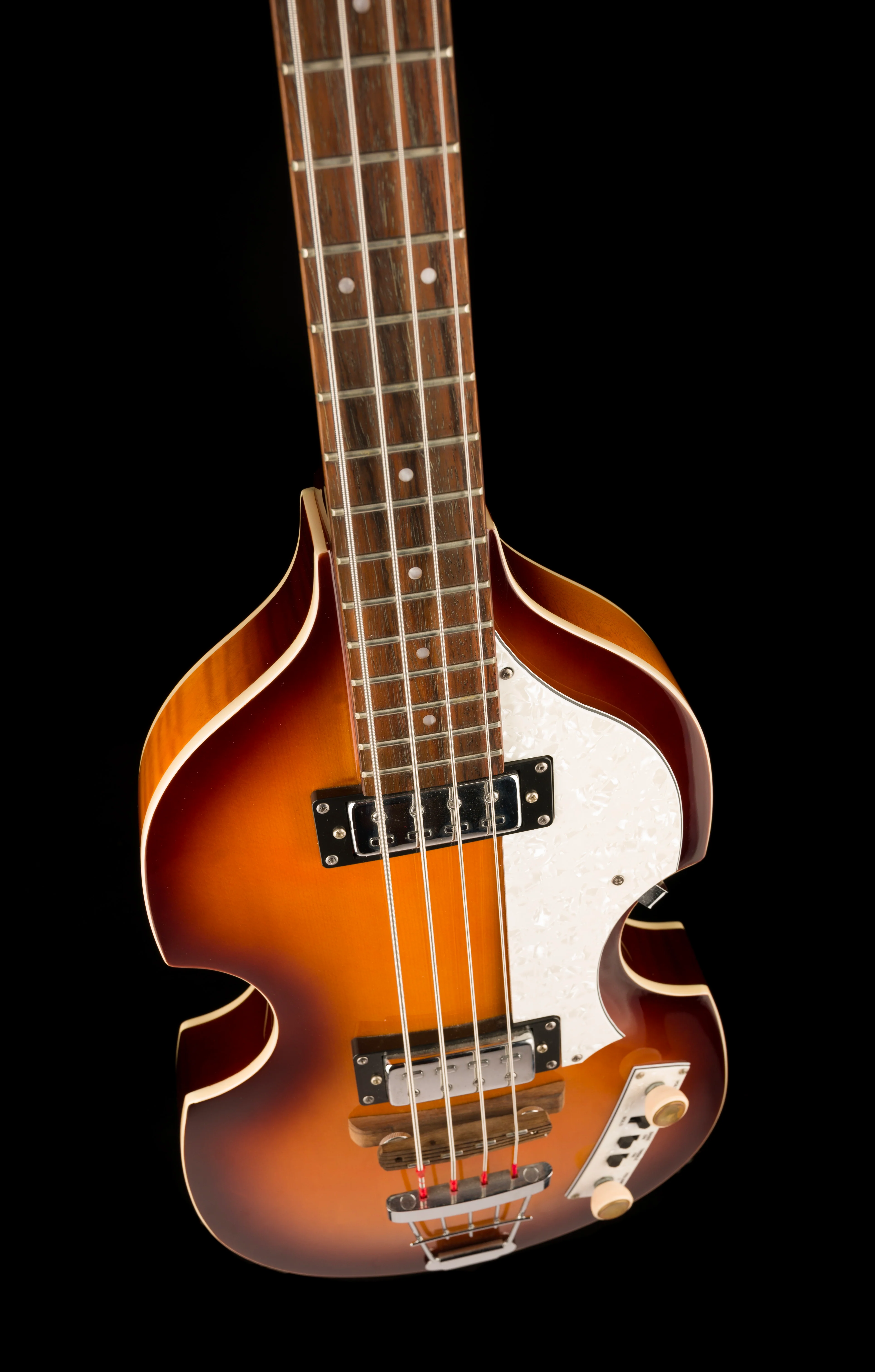 Pre Owned Hofner Violin B-Bass HI-Series Sunburst With Case - Image 4