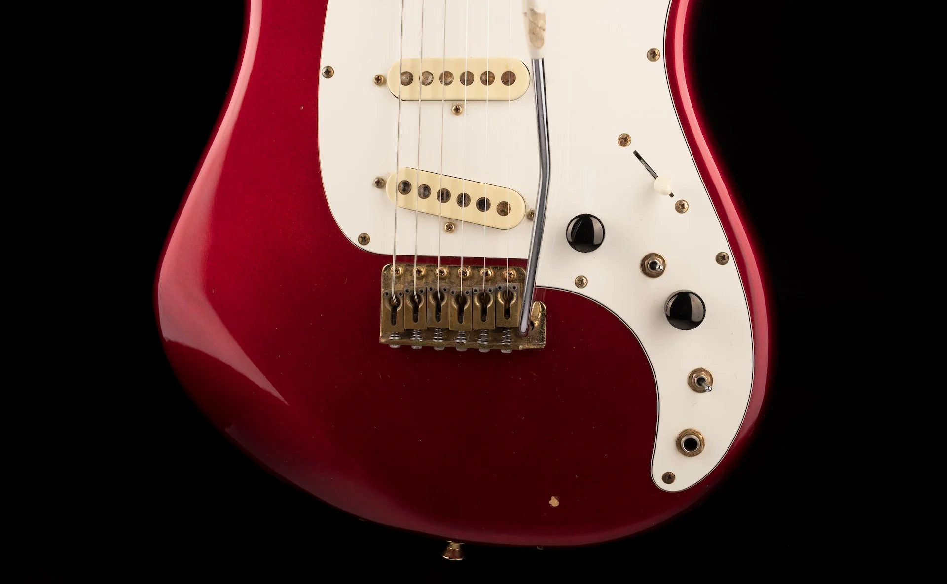Vintage '82 Ibanez  Blazer Series  BL-550FR  Fire Red Guitar With OHSC - Image 5