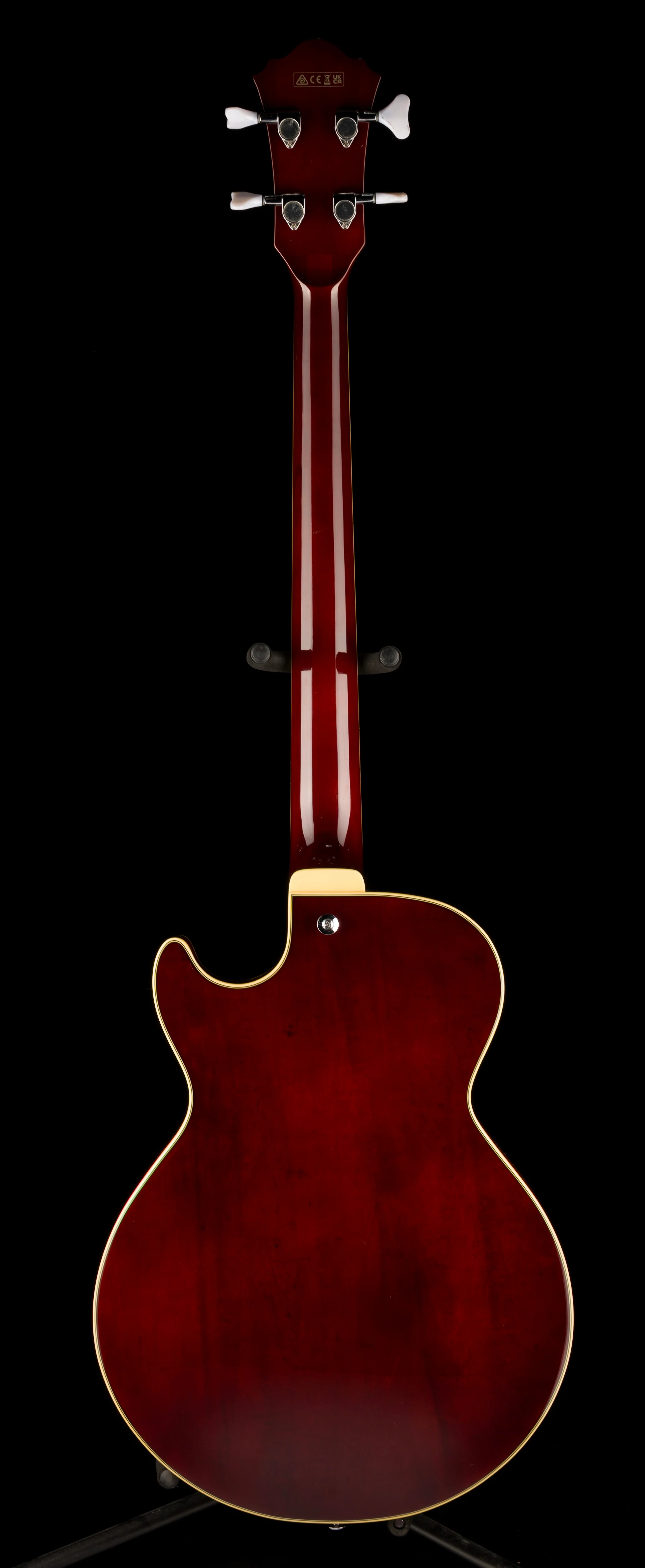 Used Ibanez Artcore AGB200 Semi-Hollow Body Natural Bass With Gig Bag - Image 14