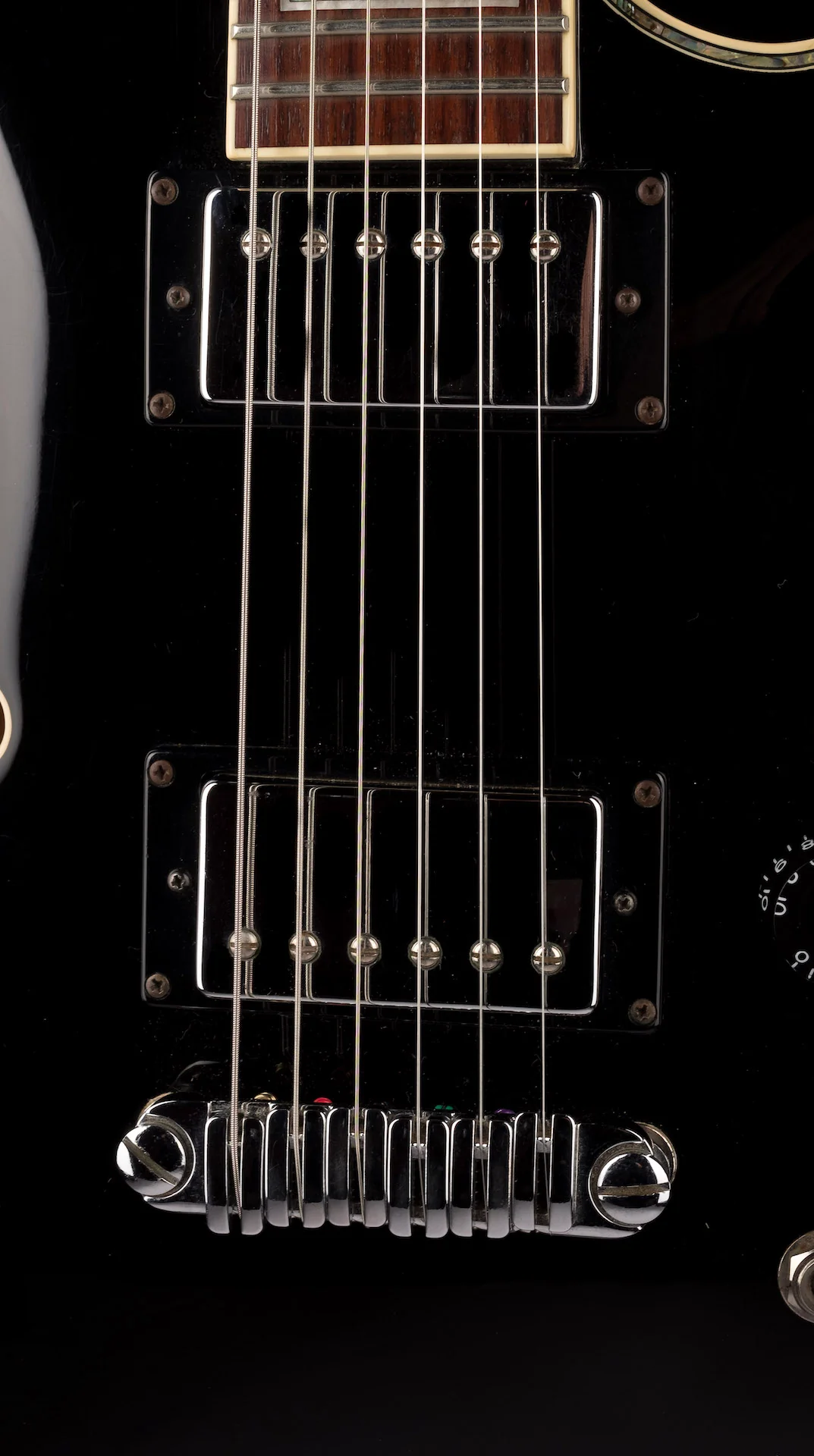 Pre Owned Ibanez AWD82LTD Black Semi-Hollow Guitar With Gig Bag - Image 7