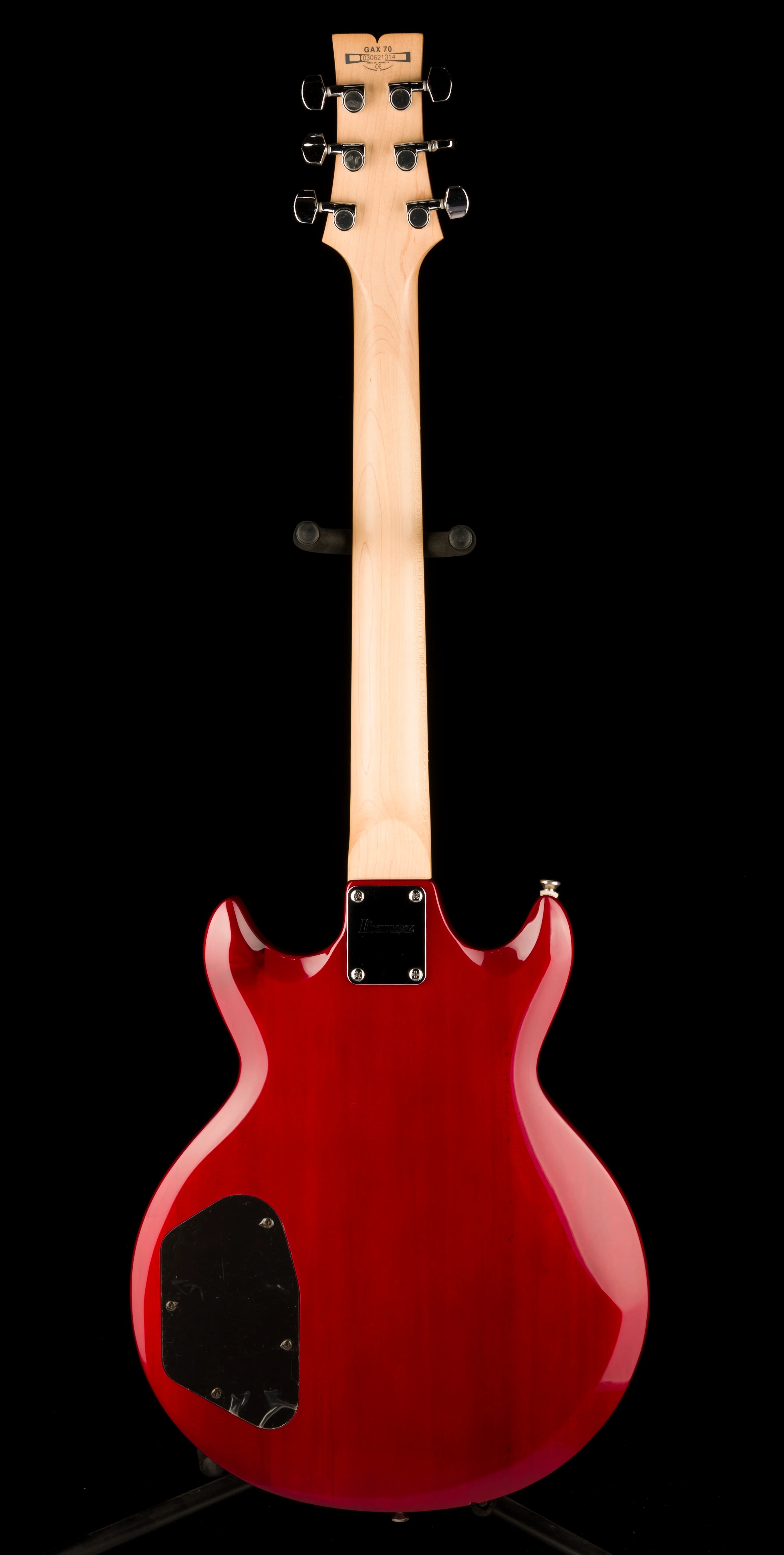 Pre Owned Ibanez GAX70 Transparent Red Electric Guitar With Gig Bag - Image 14