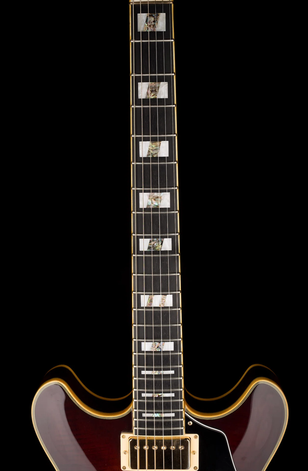 Pre Owned Ibanez JSM-100 John Scofield Signature Vintage Sunburst With HSC - Image 11