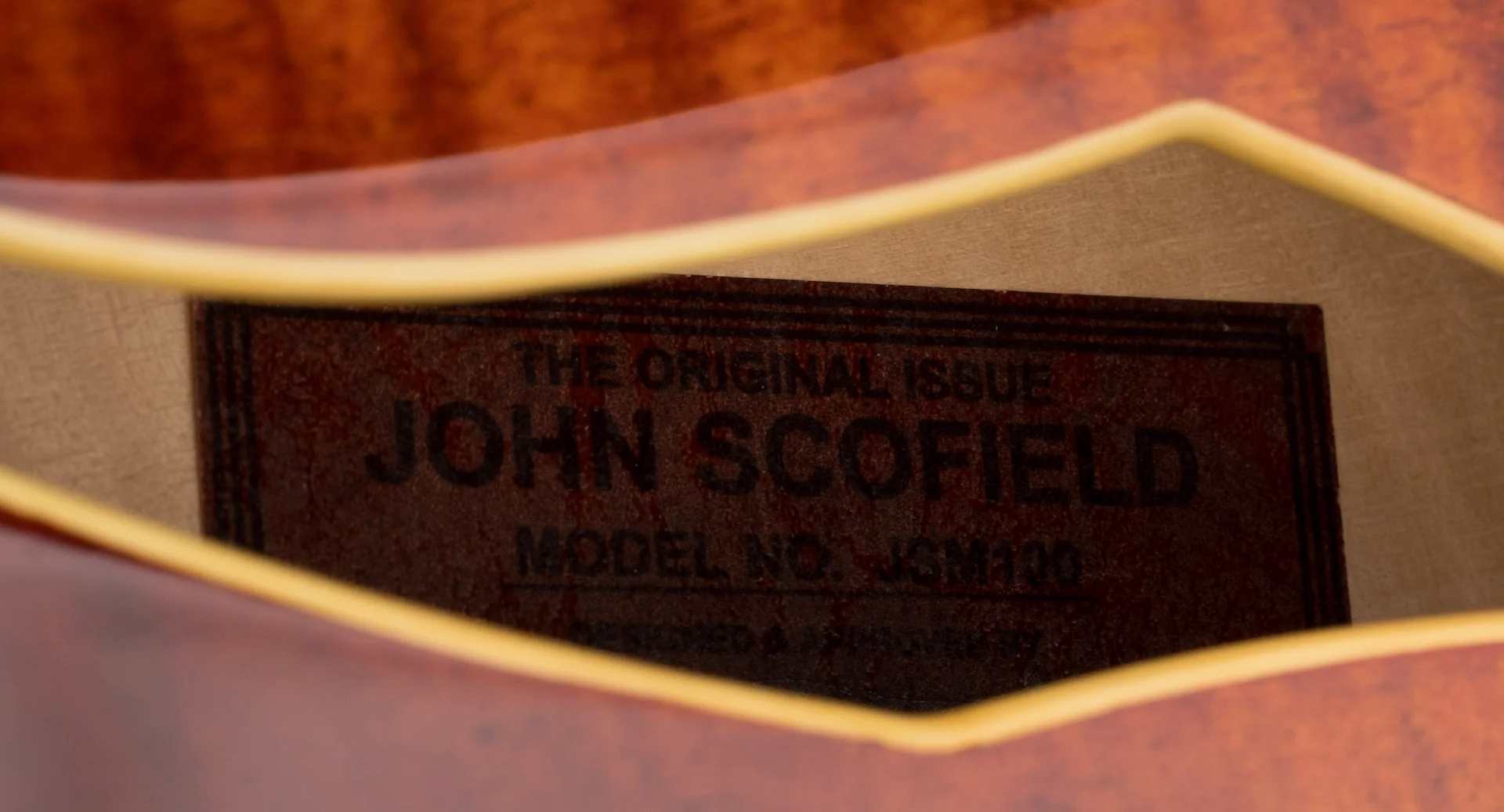Pre Owned Ibanez JSM-100 John Scofield Signature Vintage Sunburst With HSC - Image 12