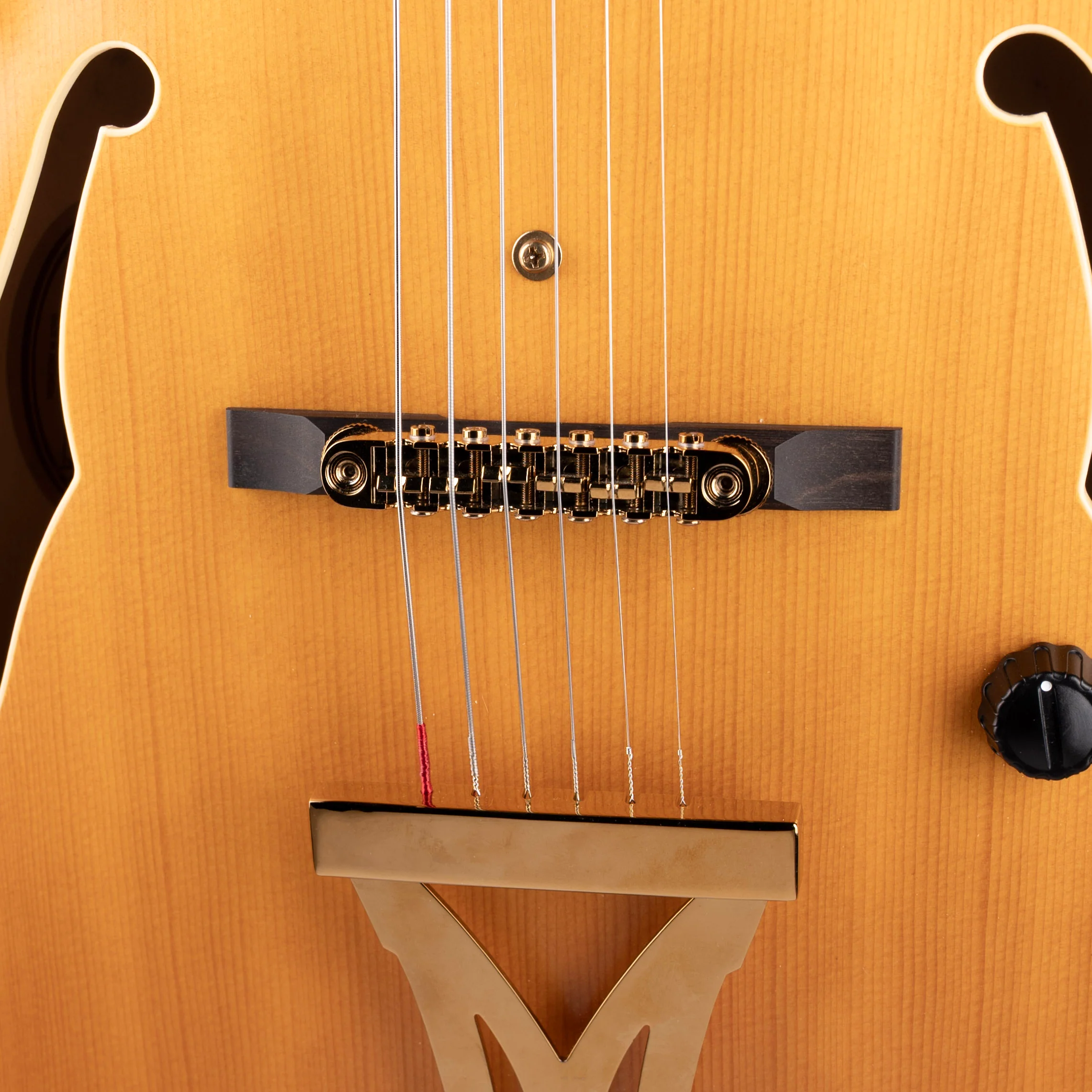Pre Owned Ibanez PM3C Pat Metheny Signature Hollow-body Electric Guitar Natural Amber With OHSC - Image 5