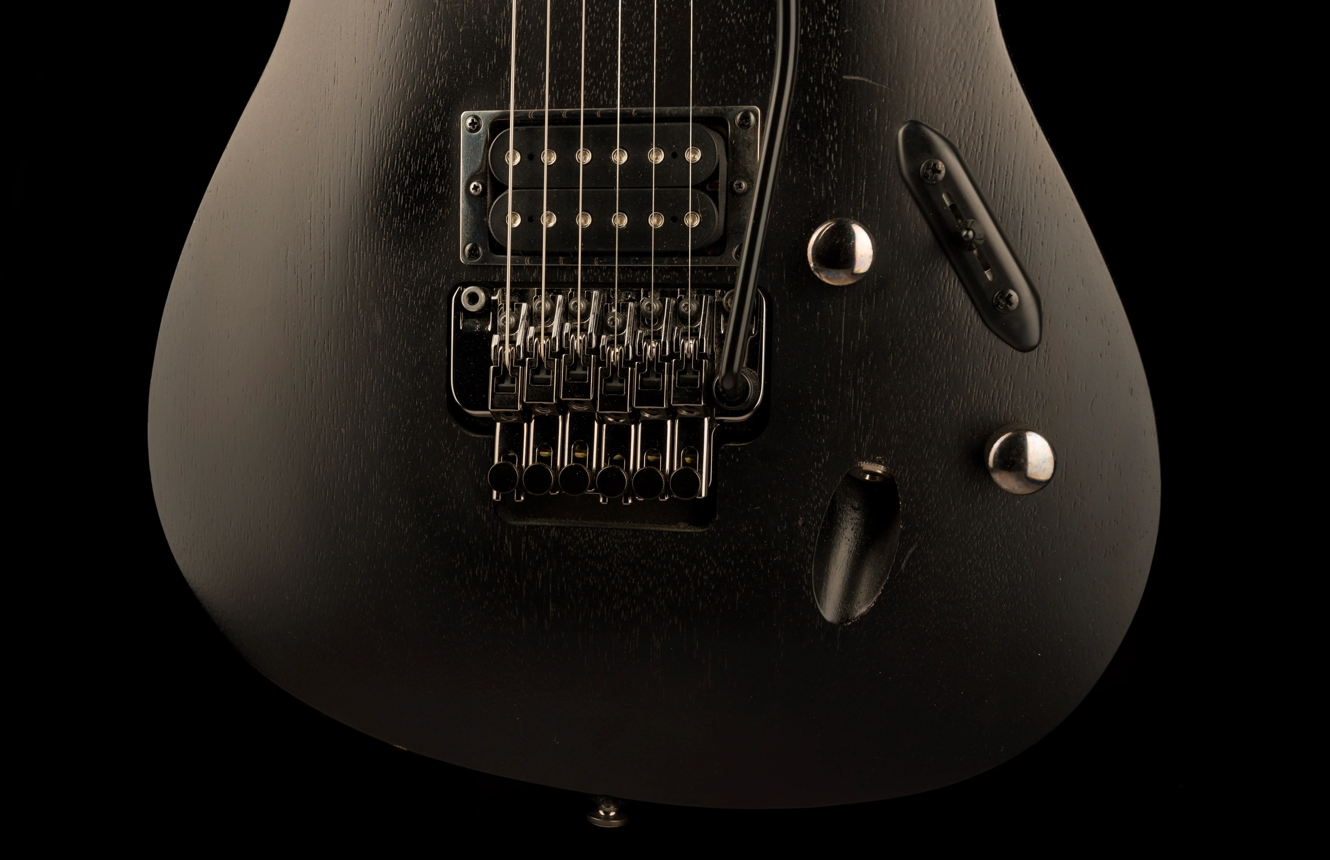Pre Owned Ibanez S520 Weathered Black - Image 5
