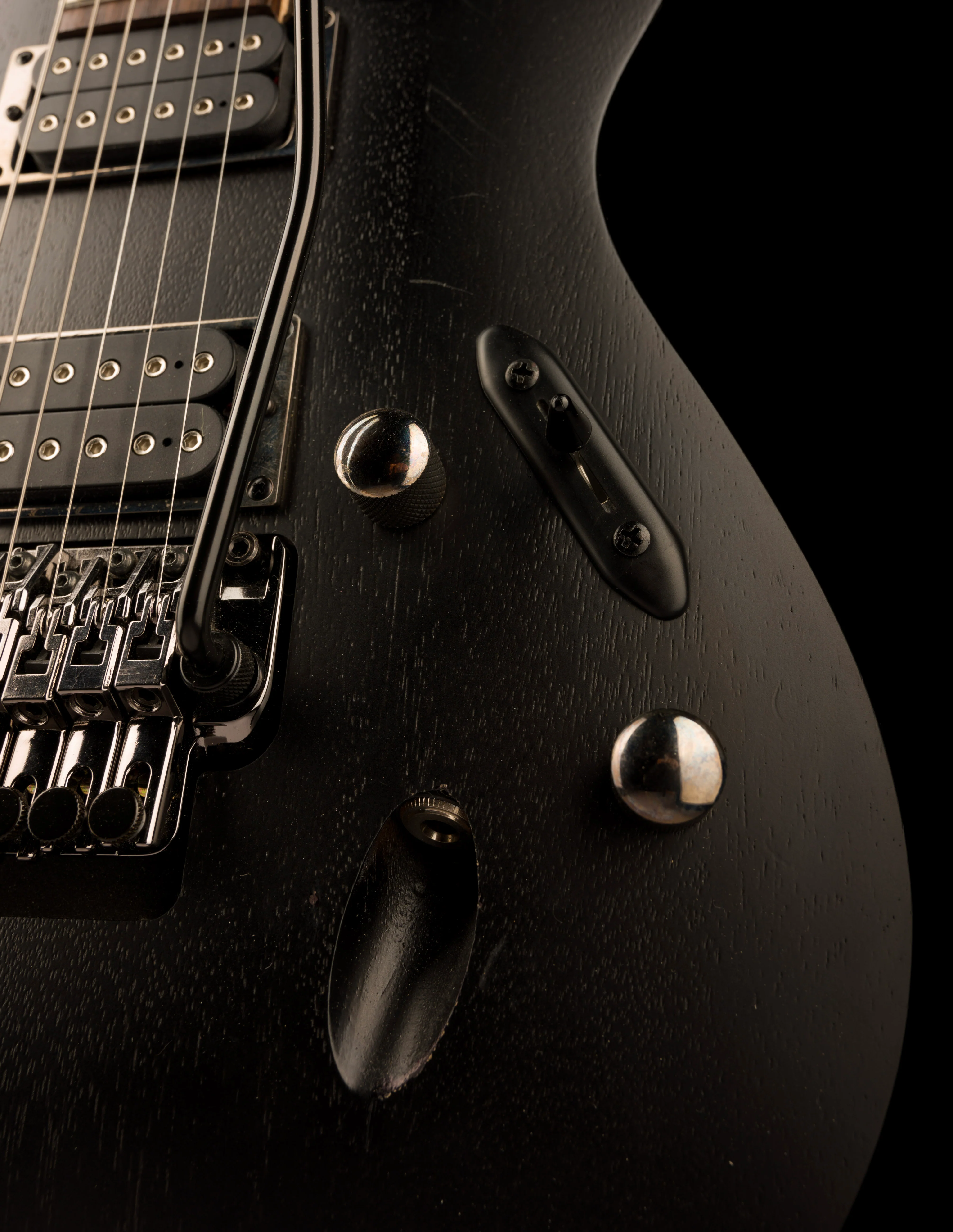 Pre Owned Ibanez S520 Weathered Black - Image 8