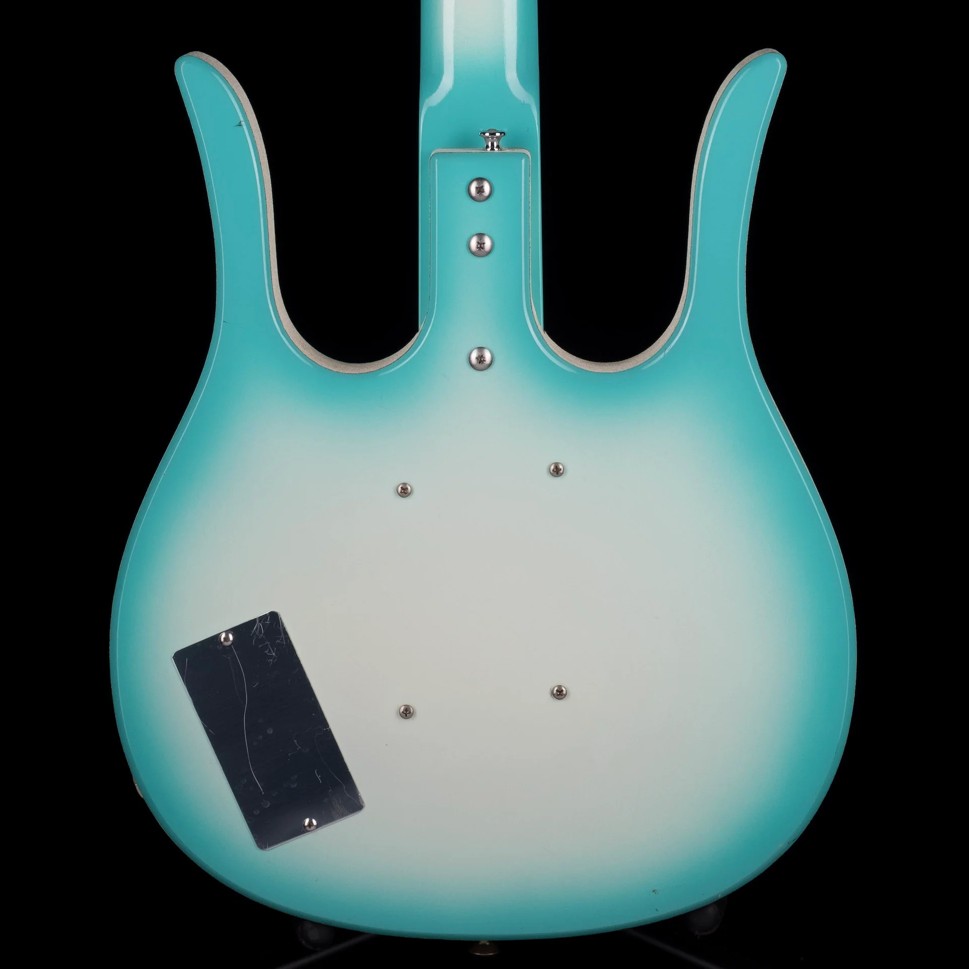 Pre Owned Jerry Jones Longhorn Bass IV Blue Burst - John Waite Collection - Image 11