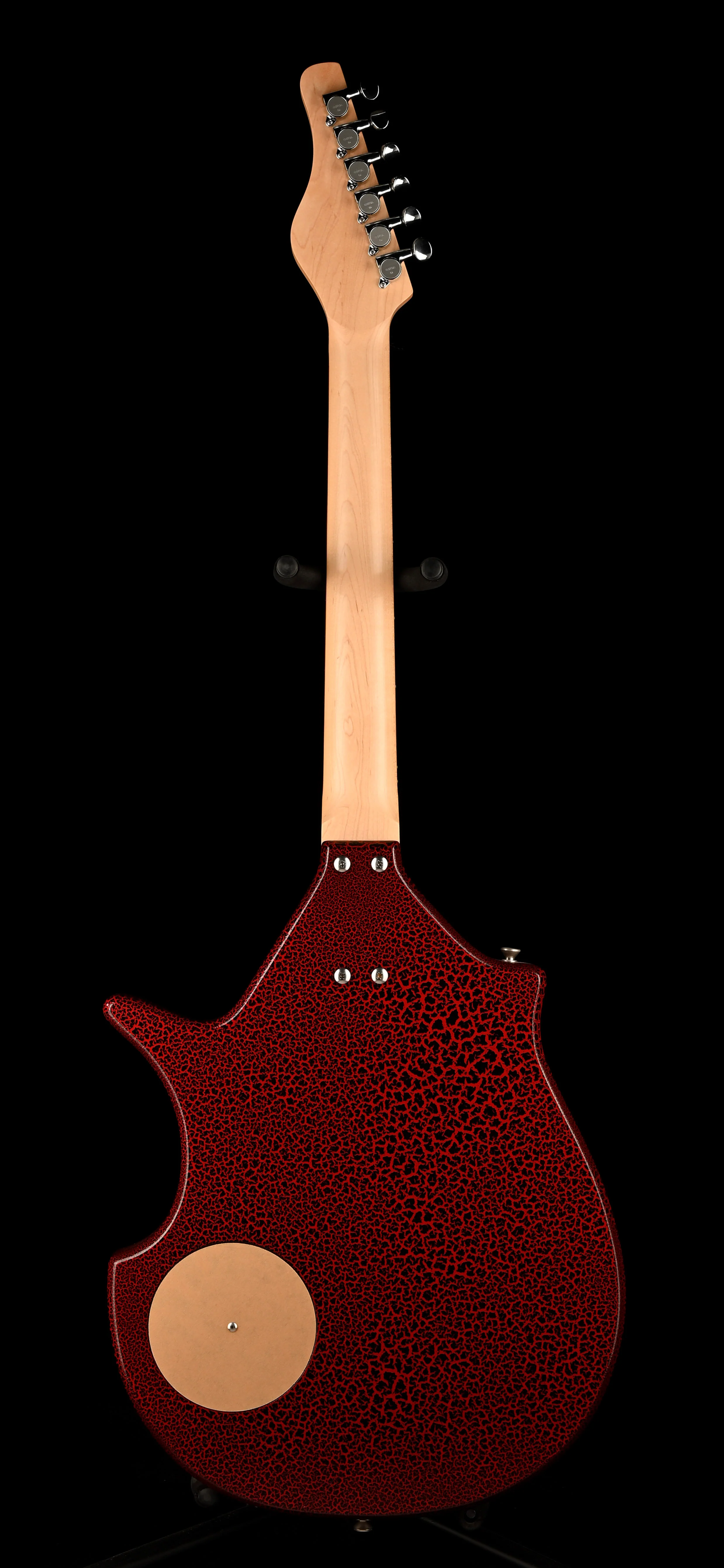 Pre Owned Jerry Jones Master Sitar Electric Guitar Red Crackle With OHSC - Image 13