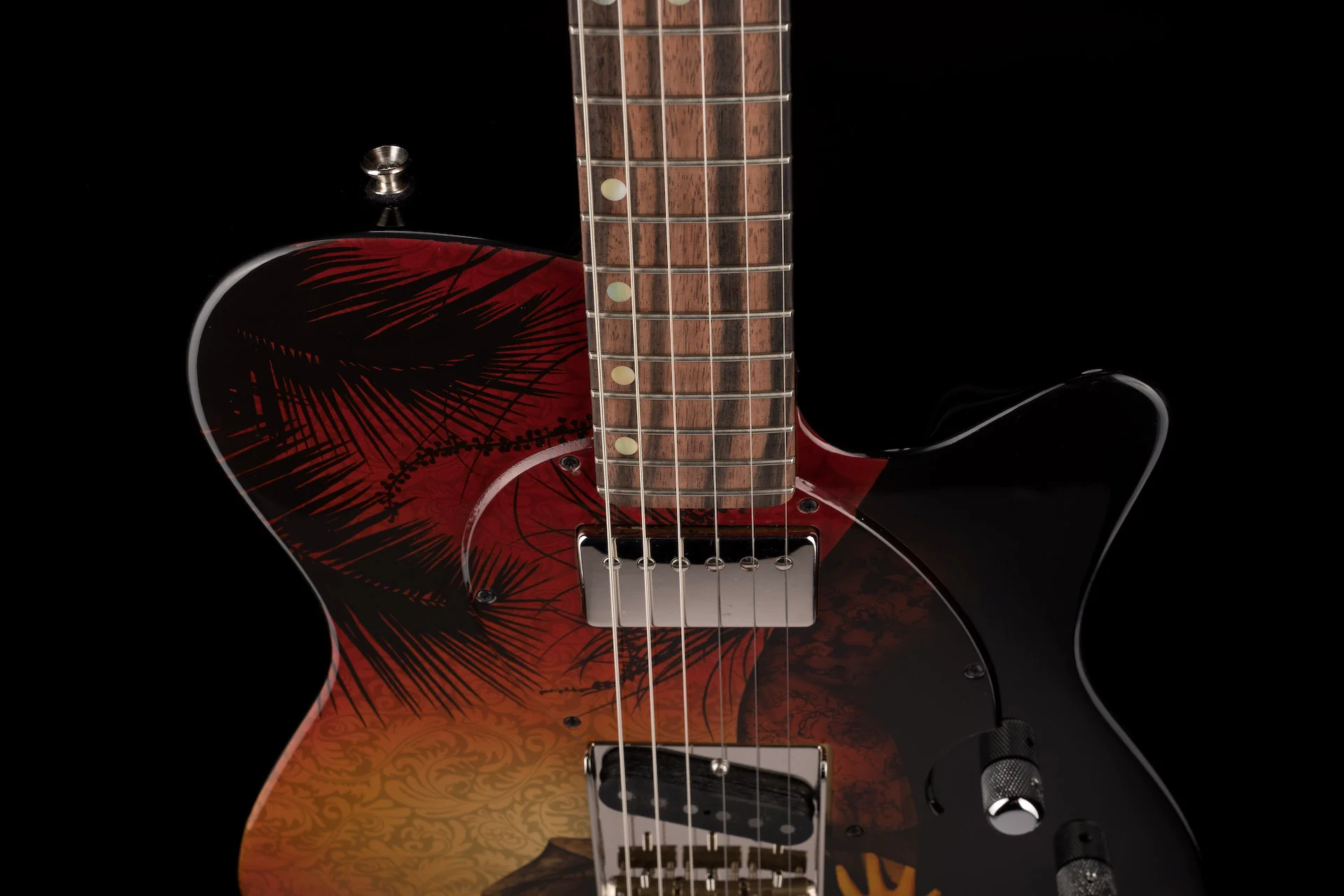 John Page Guitars Just Marilyn Guitar with Painting - Pamelina H Collection - Image 5