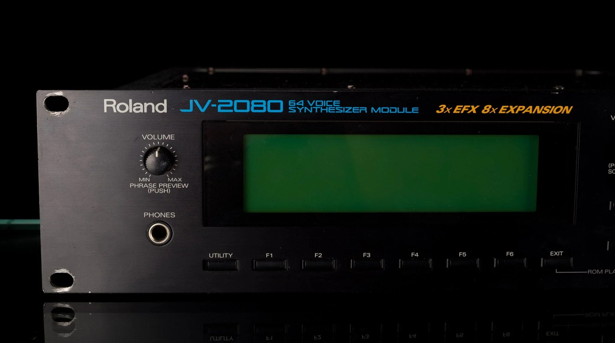 Pre Owned Roland JV2080 64-Voice Synthesizer Rack Unit With Pop Library Expansion Card - Image 3