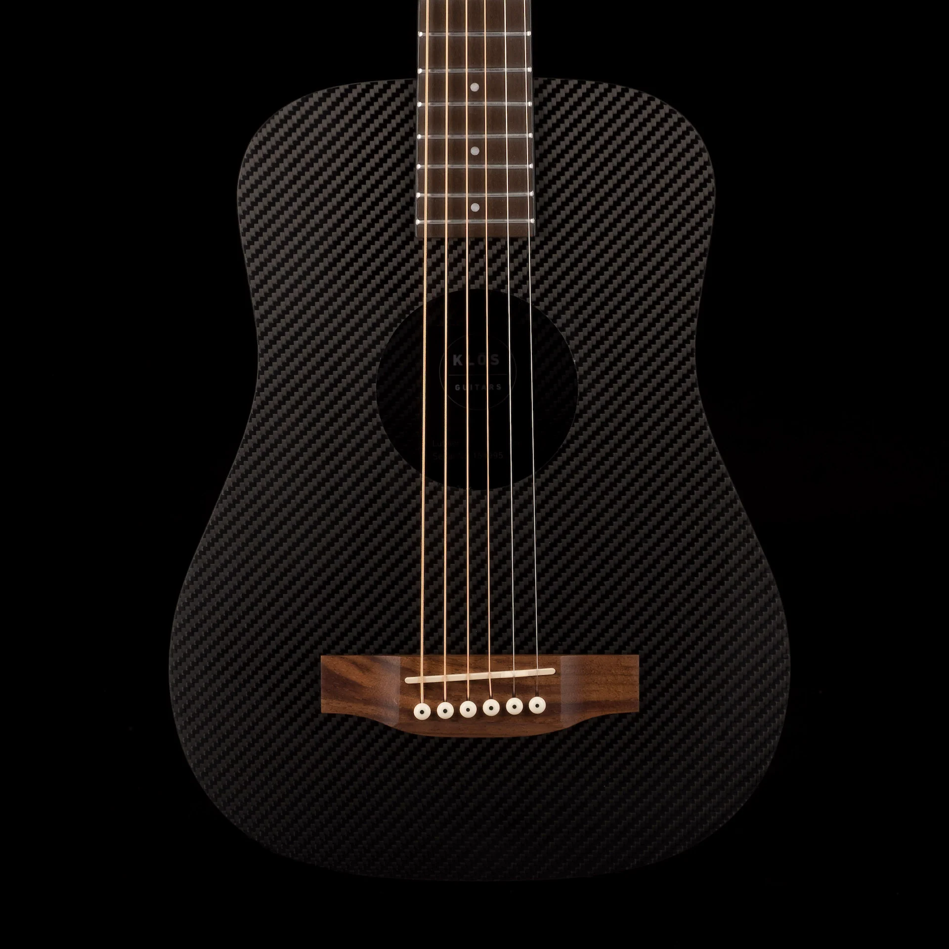 Pre Owned KLŌS Graphite Travel Guitar With Gig Bag
